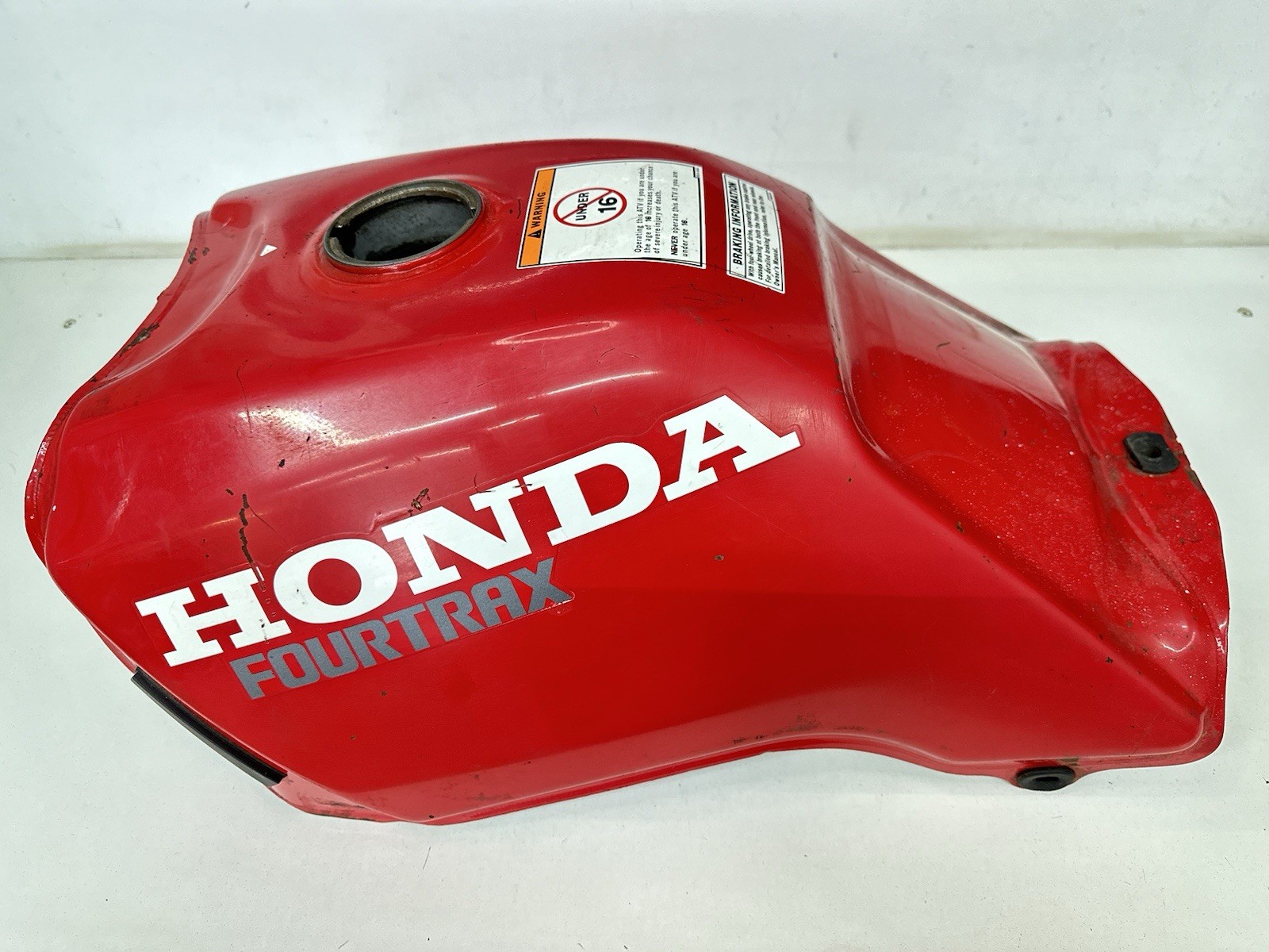 USED OEM 93-00 HONDA TRX300 TRX 300 TRX300FW FOURTRAX RED GAS FUEL TANK