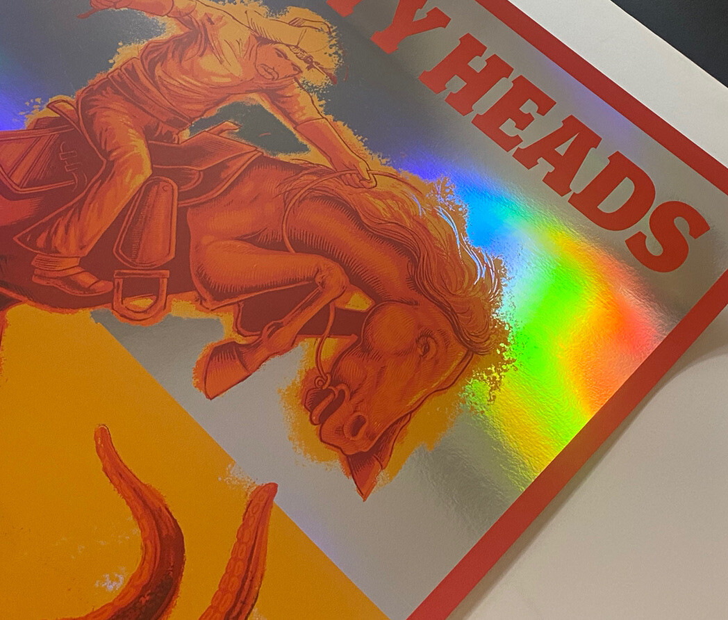 Dirty Heads Poster 713 Music Hall Houston TX 23 Silkscreen FOIL Low Run S/N X/10