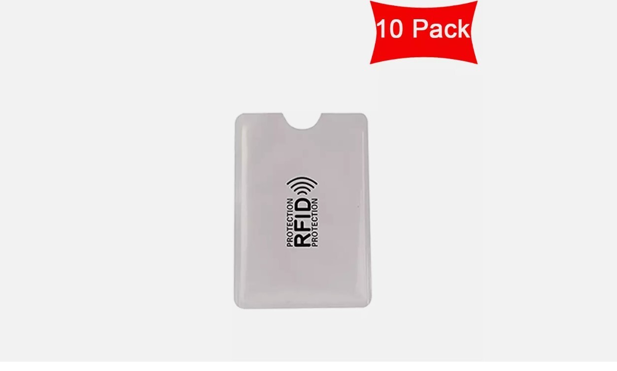 10/20 RFID Blocking Sleeves Credit Card Protector Holder Theft Protection Secure