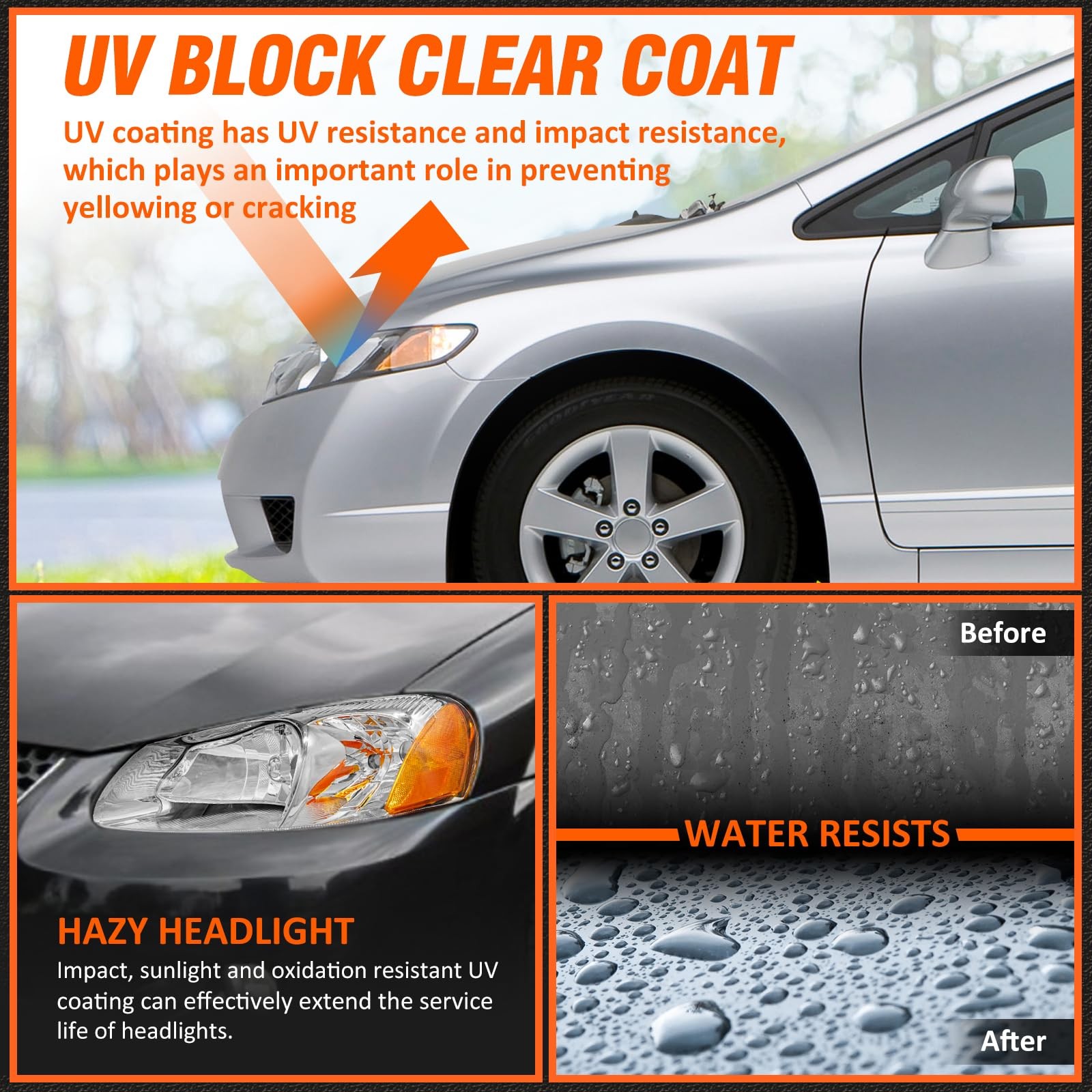 for 2001 2002 2003 2004 2005 2006 Dodge Stratus Sedan Headlight Assembly