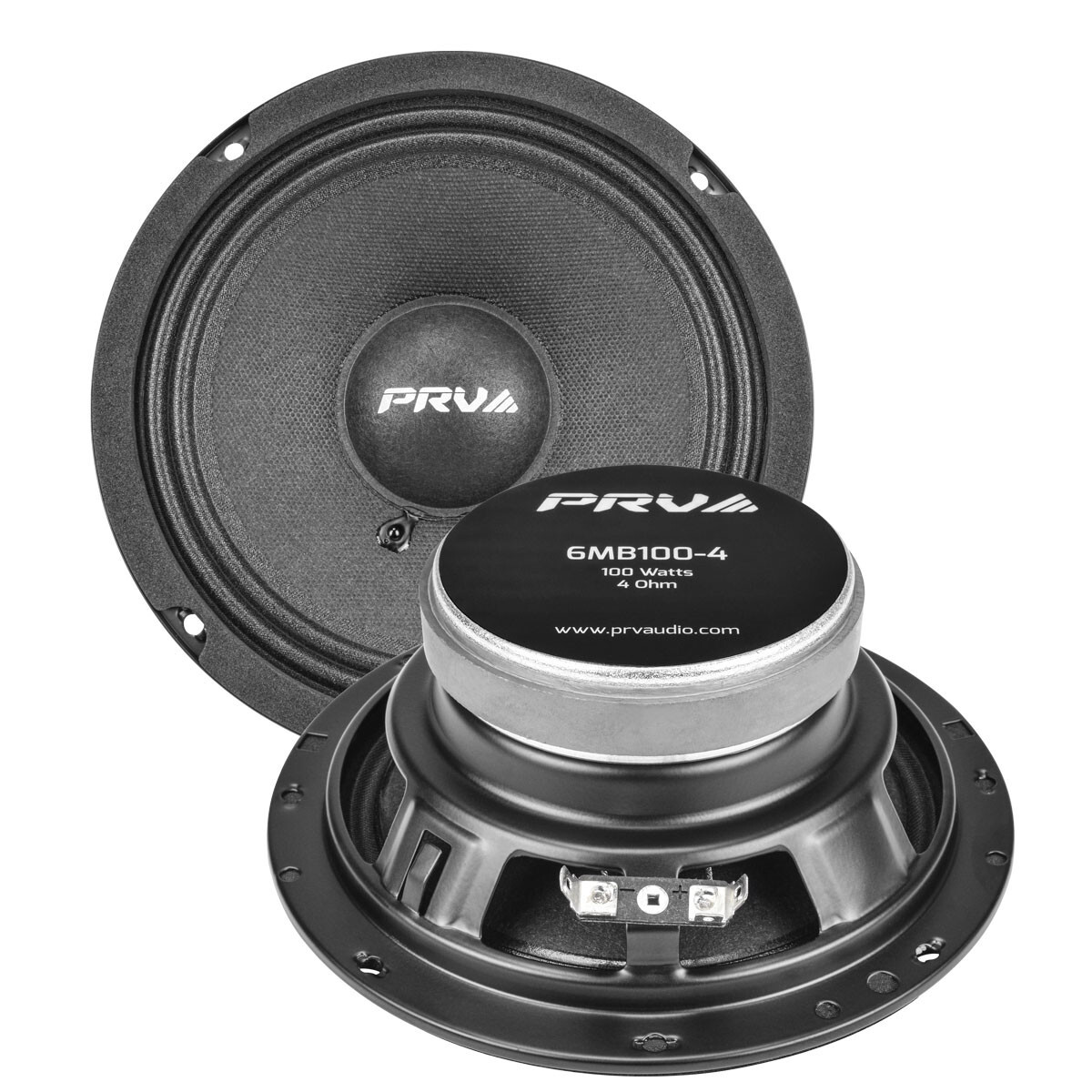 2x PRV Car Audio 6.5" Speakers 200 Watts 4 Ohm 6MB100-4 Factory Replacement