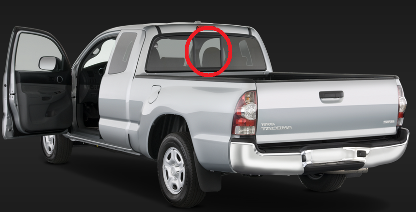 Fits 2005-2018 Toyota Tacoma Manual Slider "Center Piece"
