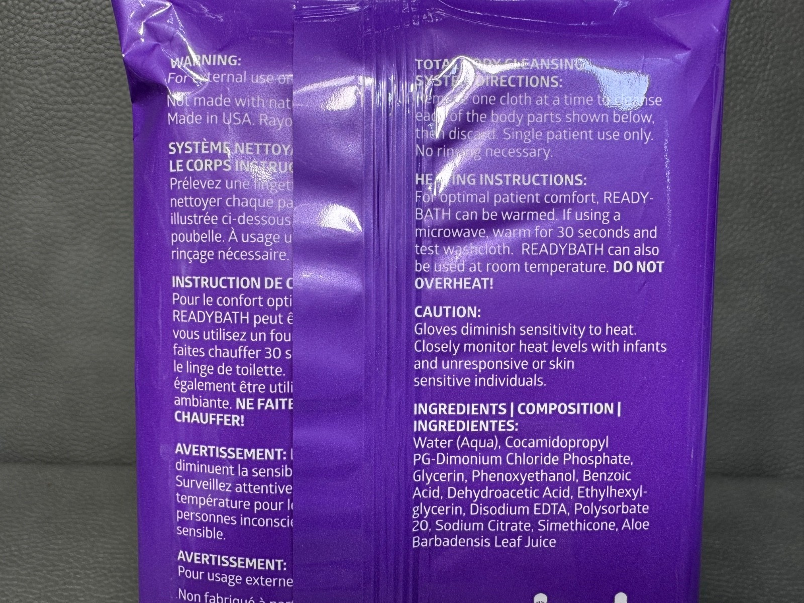 Medline Ready Bath Select Bathing Cloth Washcloths 5 packs of 5 .... 25 Total