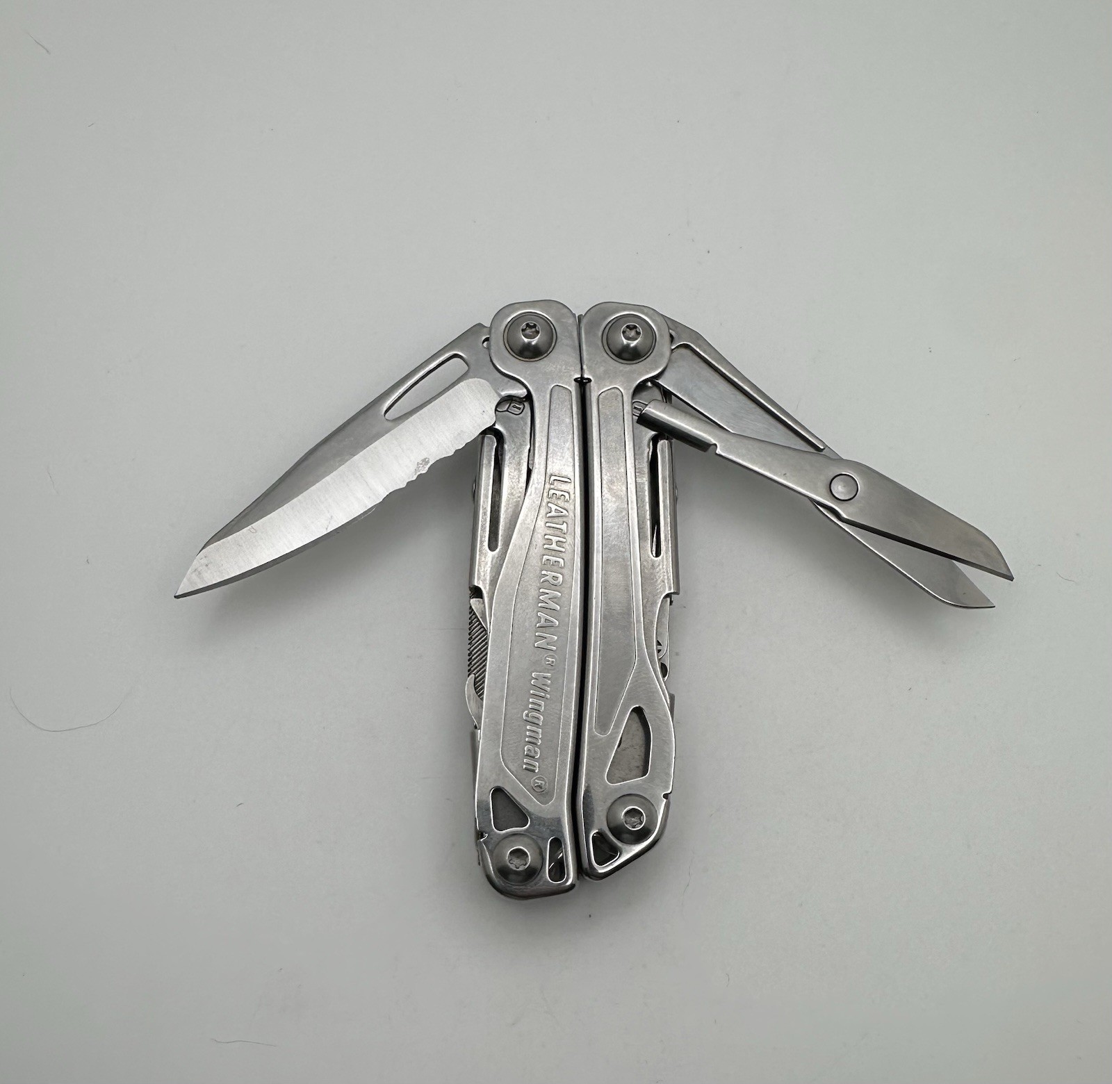 Lot Of 3 Leatherman Stainless Multi Tools Wingman Sidekick And Rev Great Shape
