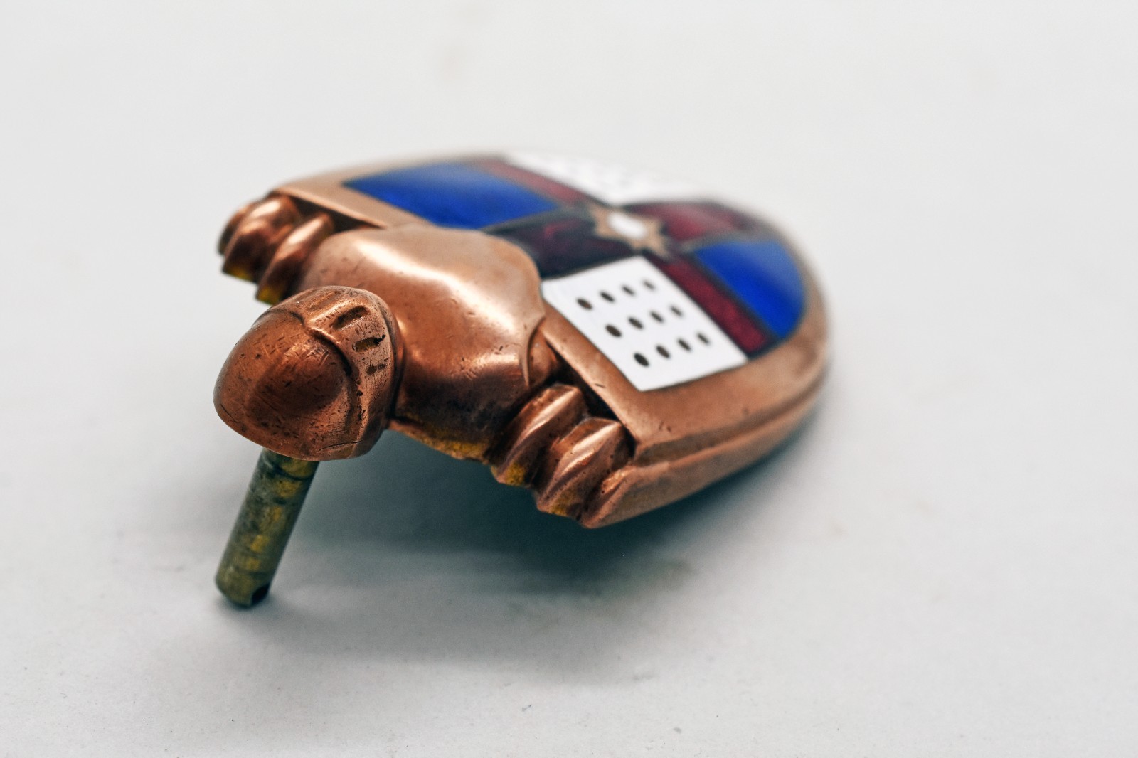 Original 1946 1947 1948 1949 Lincoln Hood Emblem / Badge - Vintage