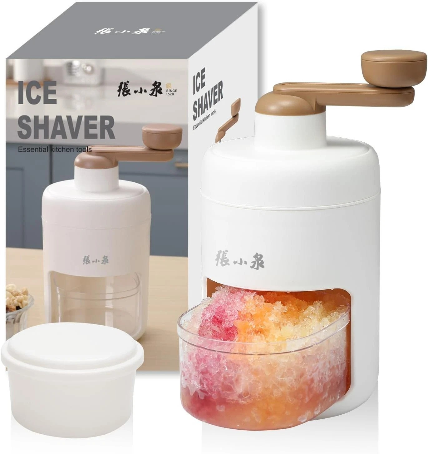 ZHANG XIAO QUAN Hand-cranked Shaver Ice and Snow Cone Machine, Manual Shaved ...