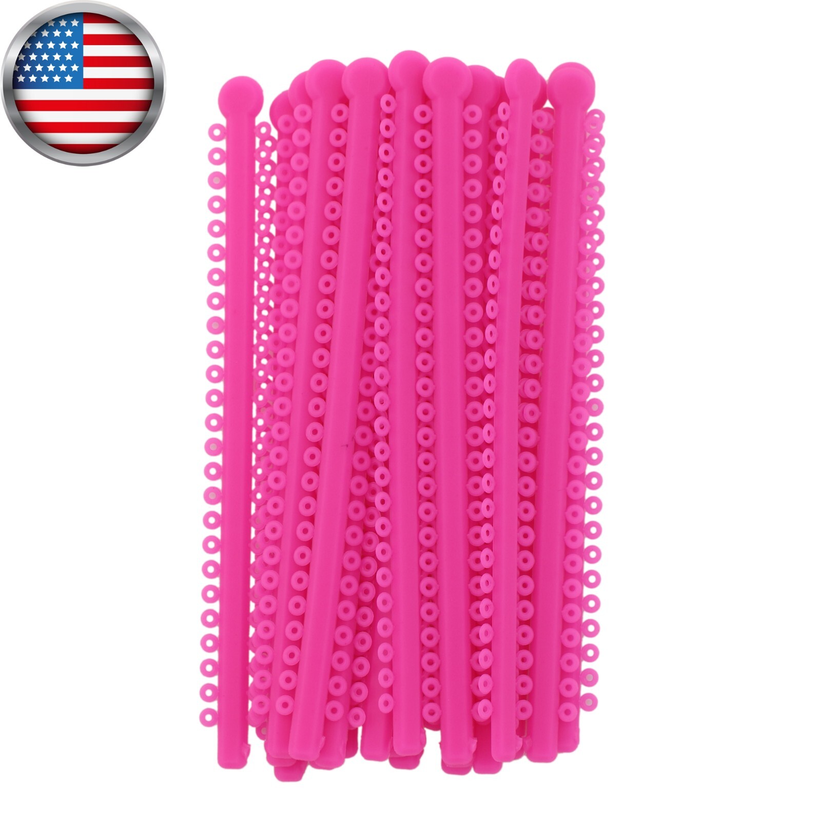 1000 Orthodontic Ligature Ties Elastic Rubber Band Ligadura Ortodoncia Bracket