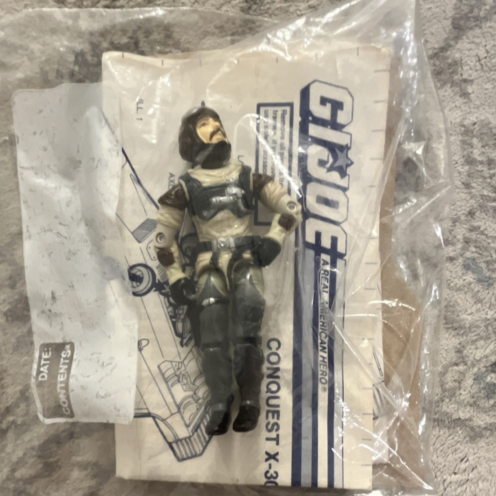 Vintage 1986 GI Joe Conquest X-30 Jet w/ Slip-Stream