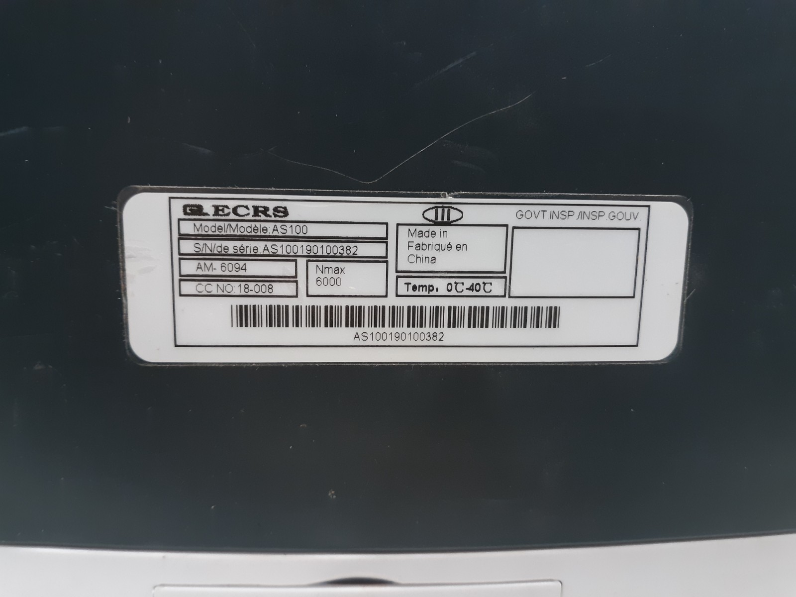 ECRS AutoScale 100 Unified Retail Scale System