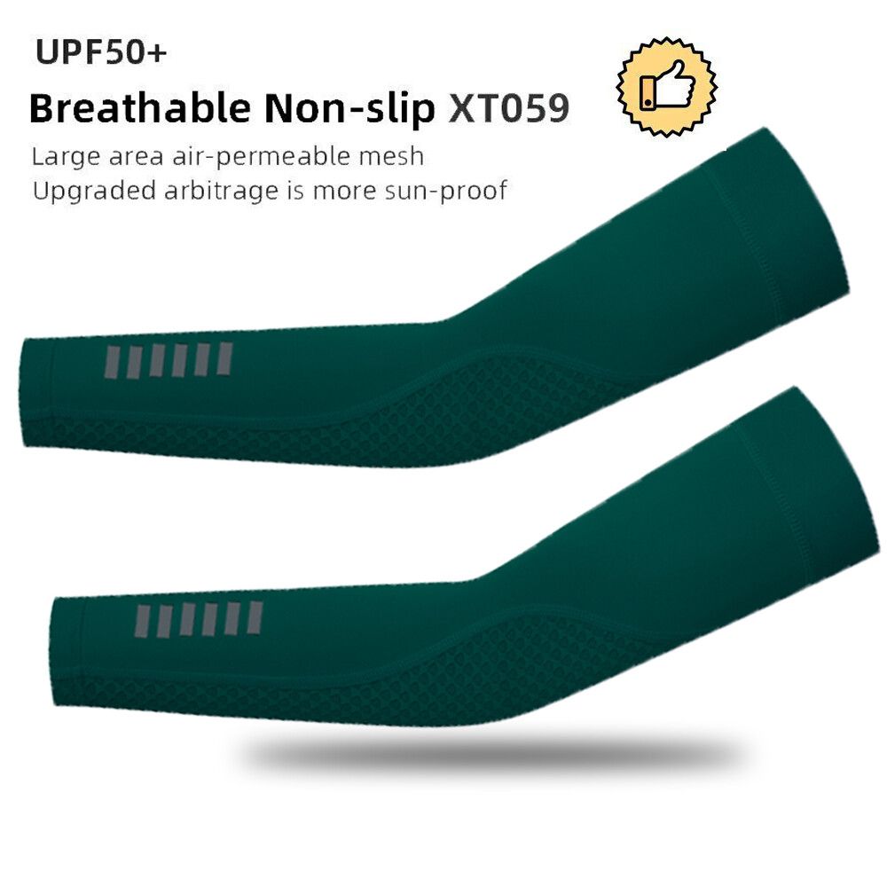 Summer Cooling Arm Sleeves Cover UV Sun Protection Sports Outdoor For Men Women