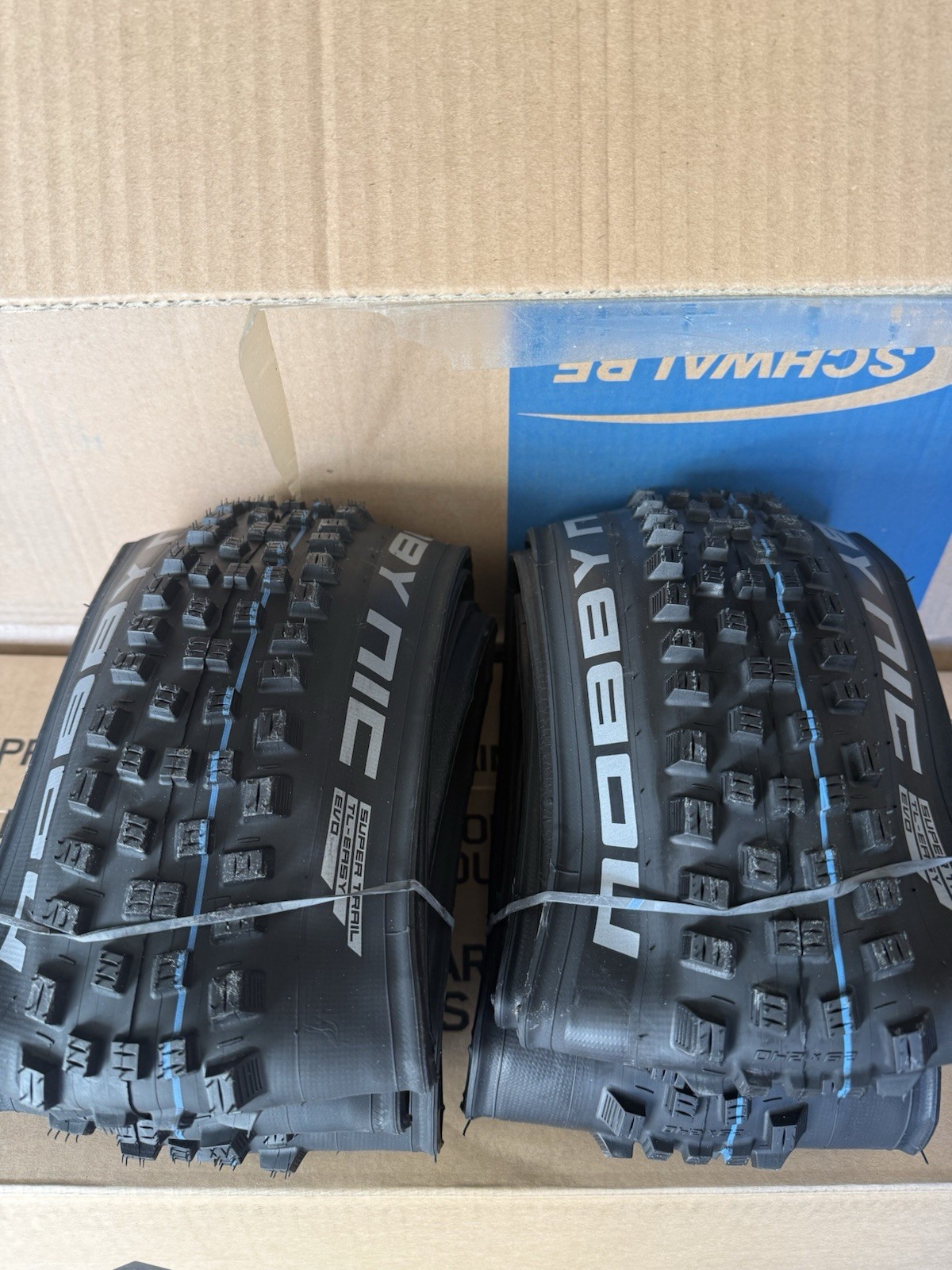 Lot Of 2 SCHWALBE NOBBY NIC EVO SUPER TRAIL  TLE Speed Grip - 29 X 2.4 Pair