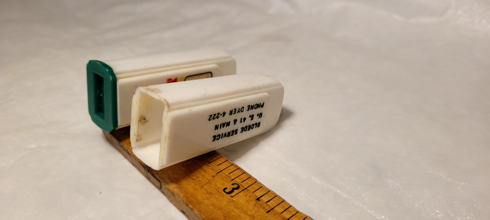 CONOCO Oil Gas Pump Salt and Pepper Shaker Set Vintage 1950s Green and White