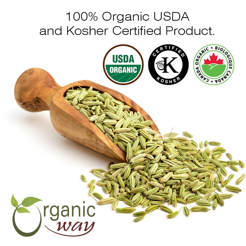 Organic Fennel Seeds Whole