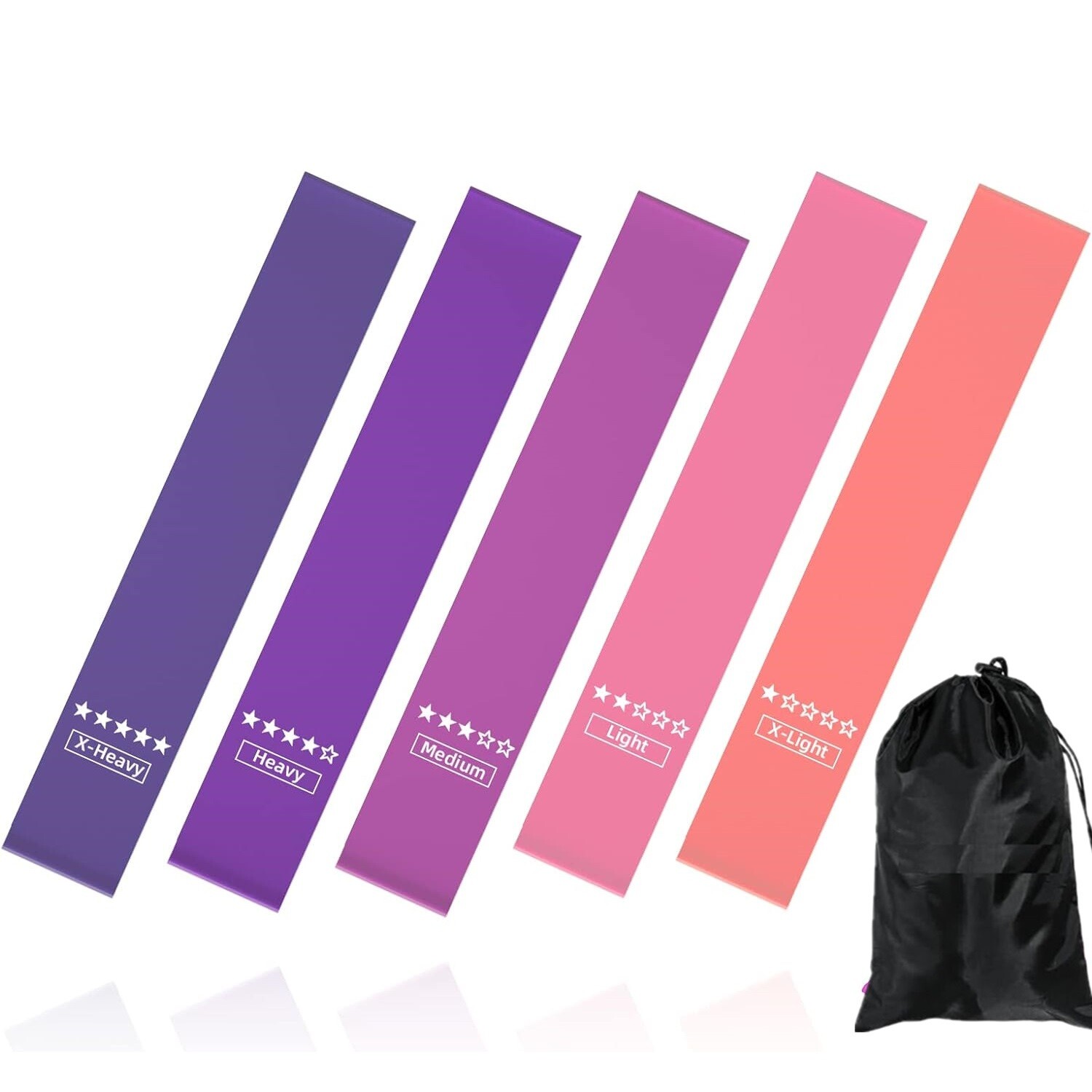 Workout Resistance Bands Loop Set CrossFit Fitness Yoga Booty Leg Exercise Band