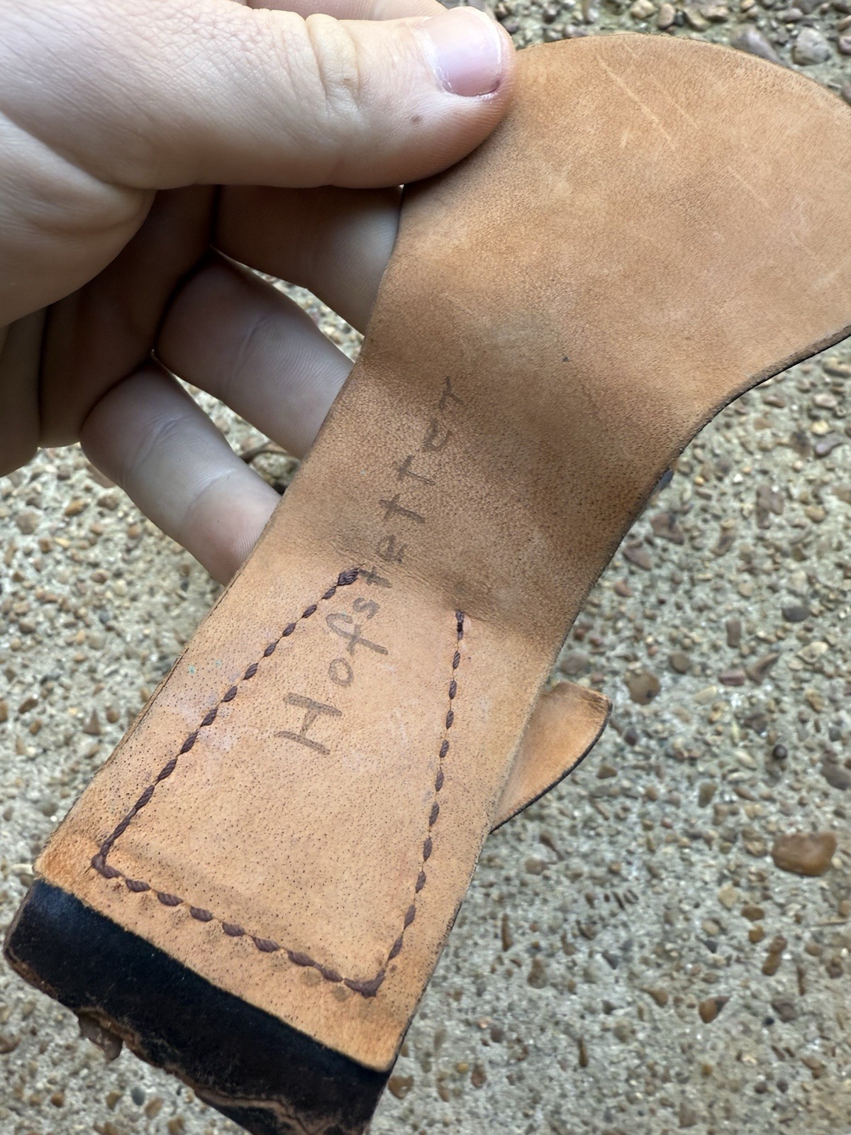 German Military Sword Hanger WW1 WW2 Era Unsure Leather