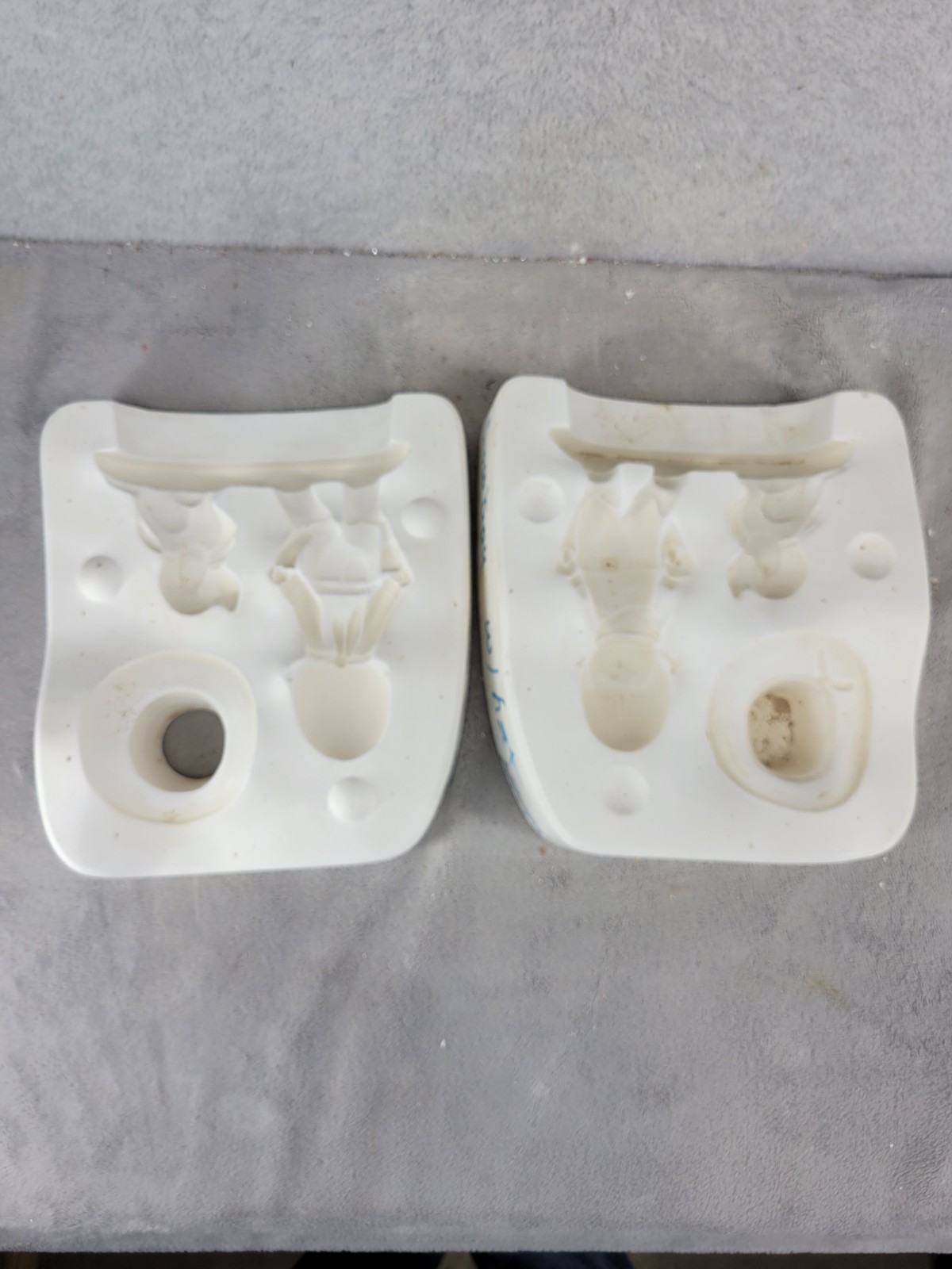 Vintage Ceramic Slip Casting Mold Of Little Clown With Hat Kimple 453