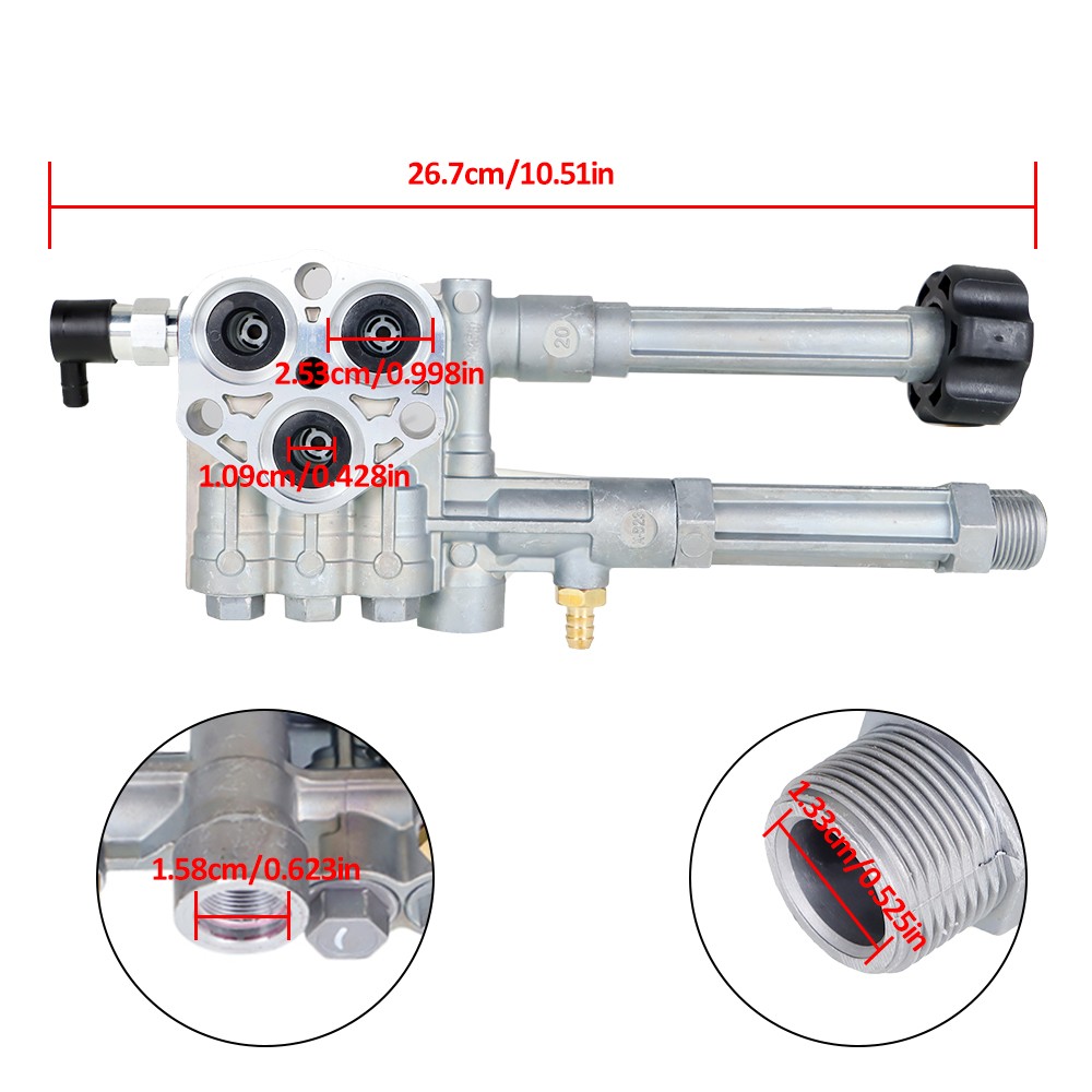 For Craftsman Sears SRMW22G26 Complete Pump Head Assy RMW22G24 Pumps AR43061