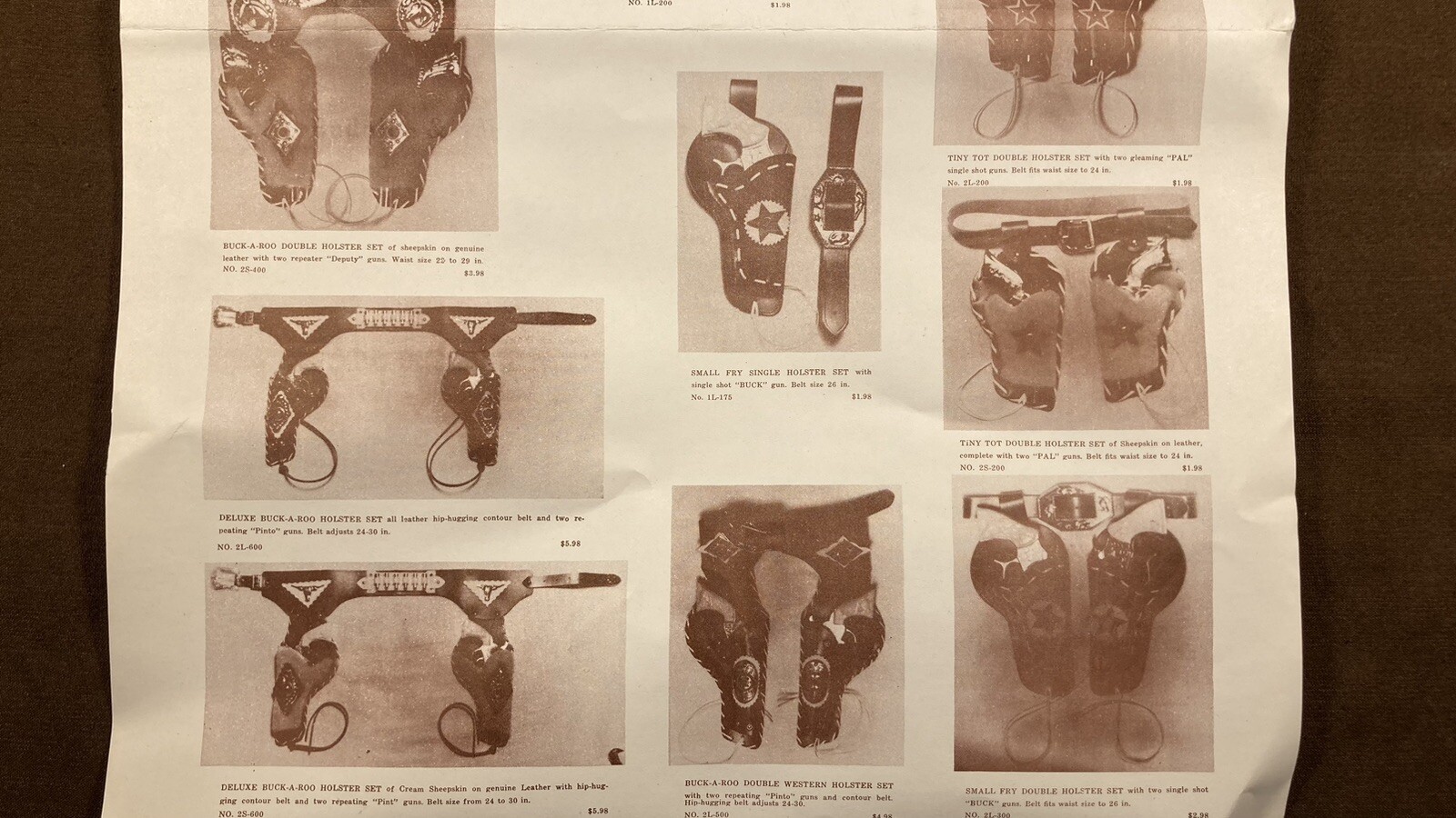 6 Vintage Cap Gun Original Bullets Holster Parts Playset 50s 60s Made in USA