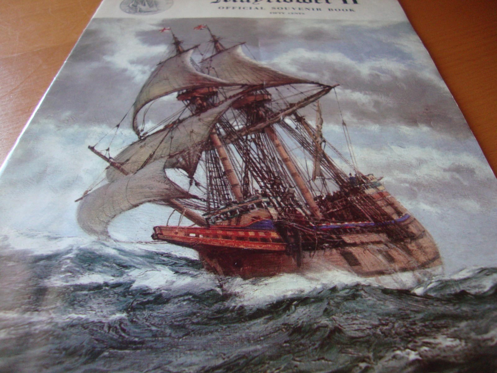 Vintage Mayflower II Official Souvenir Booklet NY Mayflower II Exposition 1957