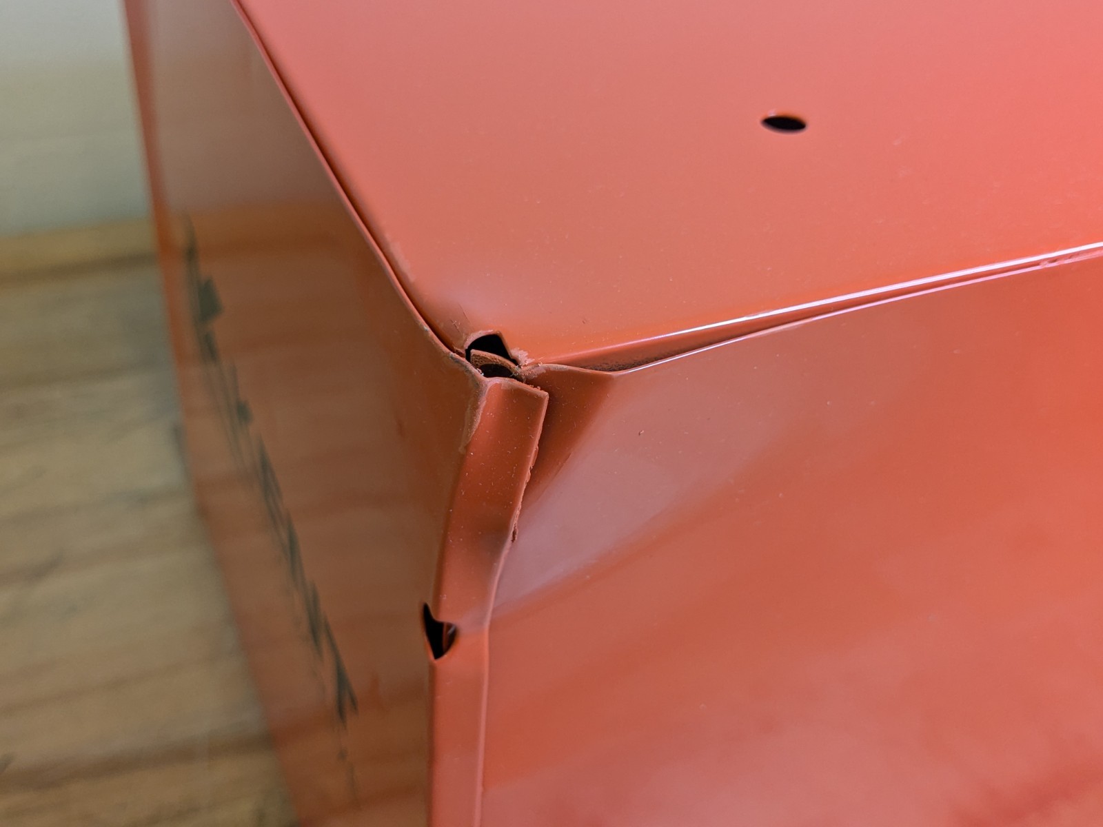 Kent Bin Storage Cabinet 9 Drawer 17" W x 11" D x 10" H Steel Orange KA9