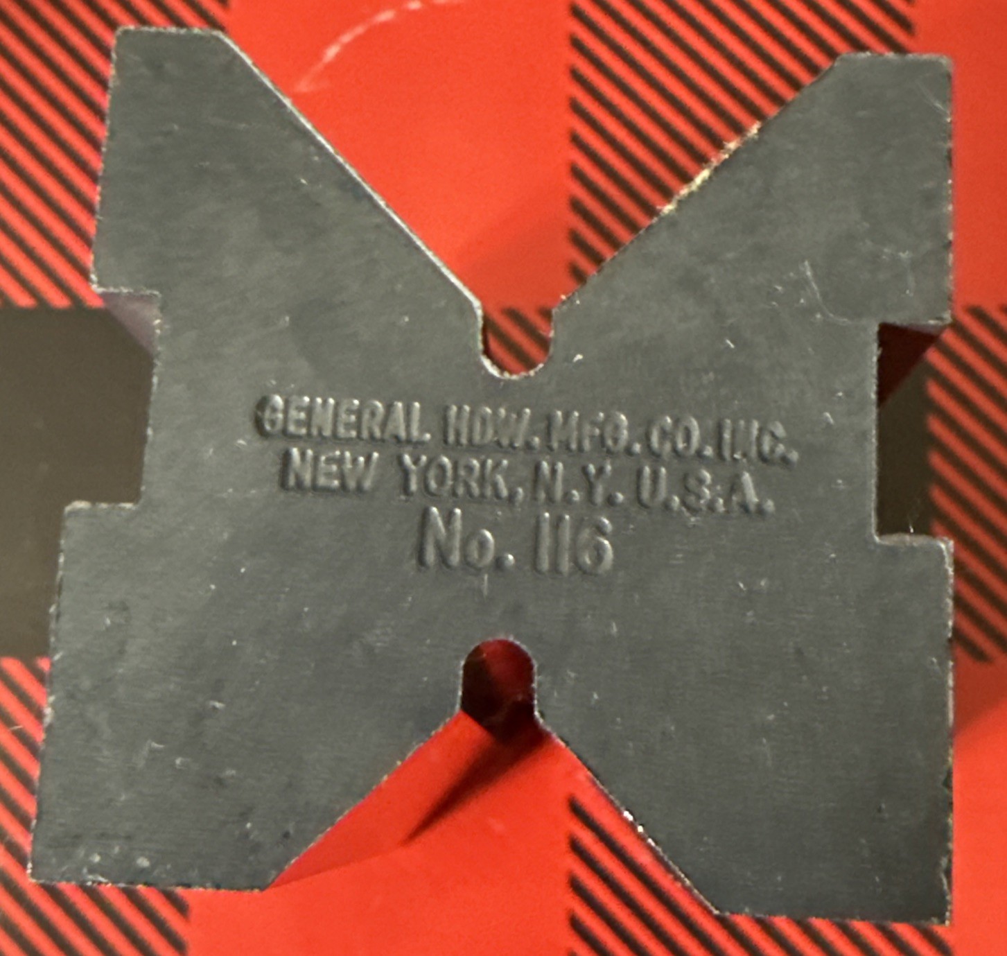 NEW VINTAGE GENERAL TOOLS 116 V-BLOCK BLOCK MACHINEST PRECISION NOS USA 🇺🇸