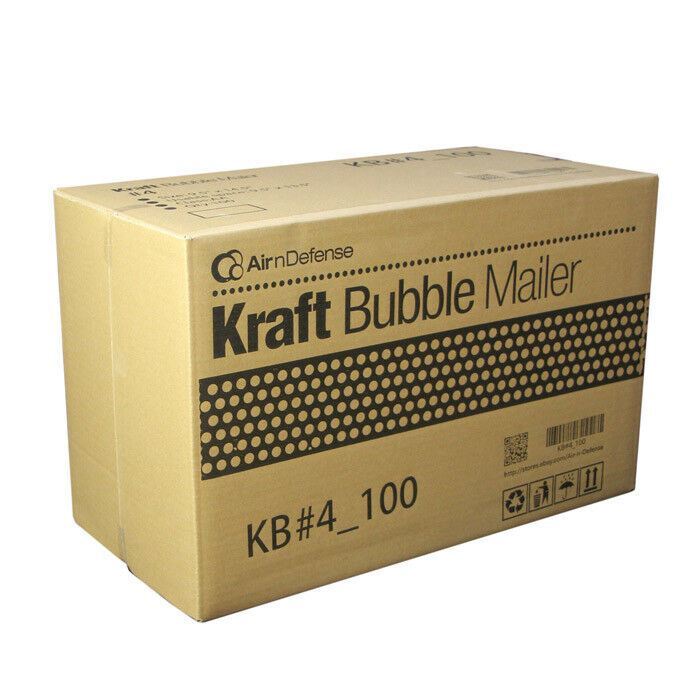 #4 9.5x14.5 Kraft Bubble Padded Envelopes Mailer Yellow Shipping Bag AirnDefense