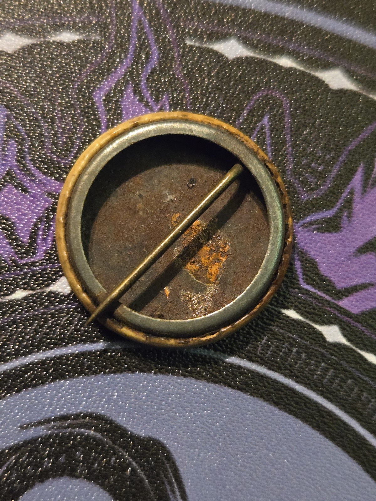 United States Country Flag Flag Pin Back Button Vintage