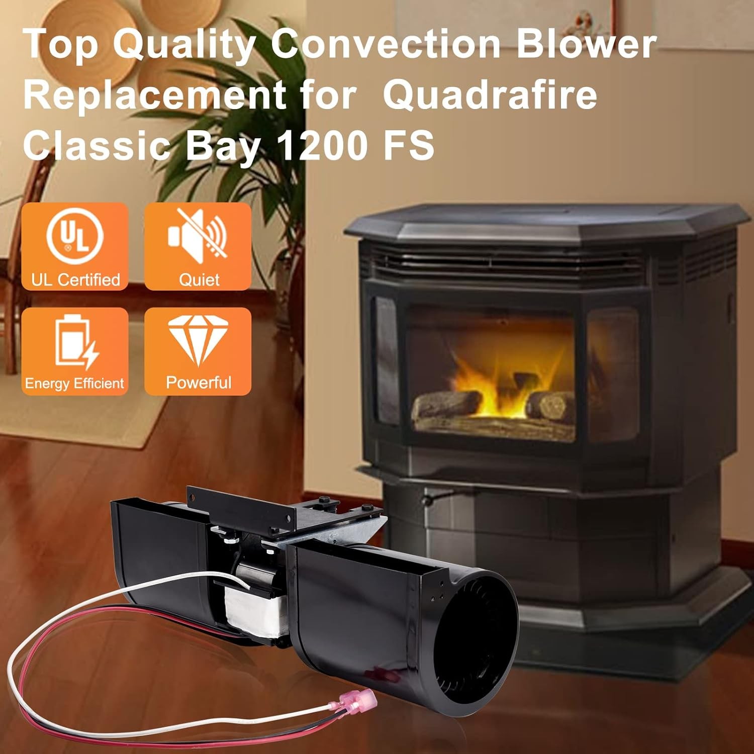 For QuadraFire Classic Bay 1200 FS Freestanding 812-3370 &812-3381 Pellet Stoves