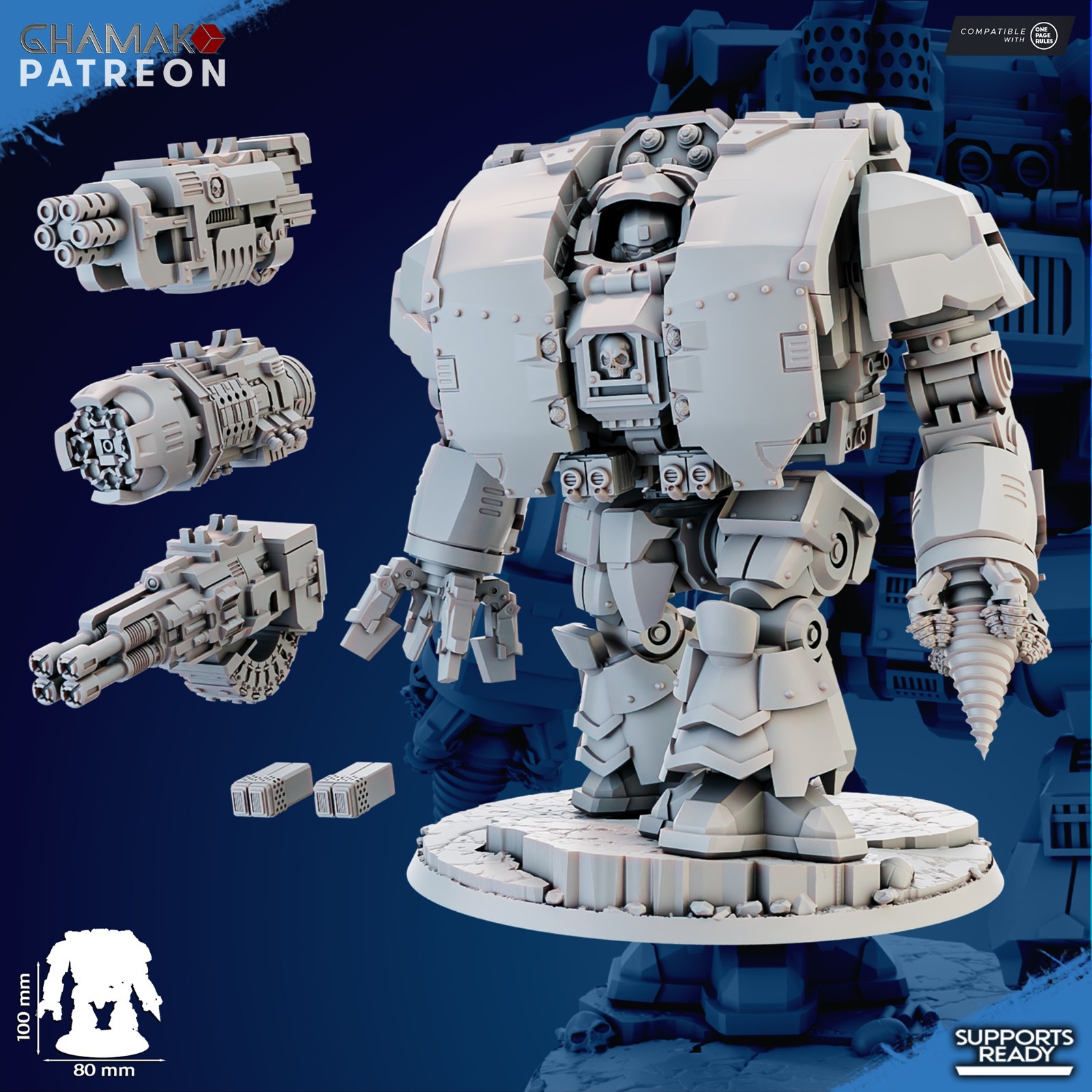 Ghamak Militum Proxy Army Set 3D resin miniatures Grim Dark Proxy