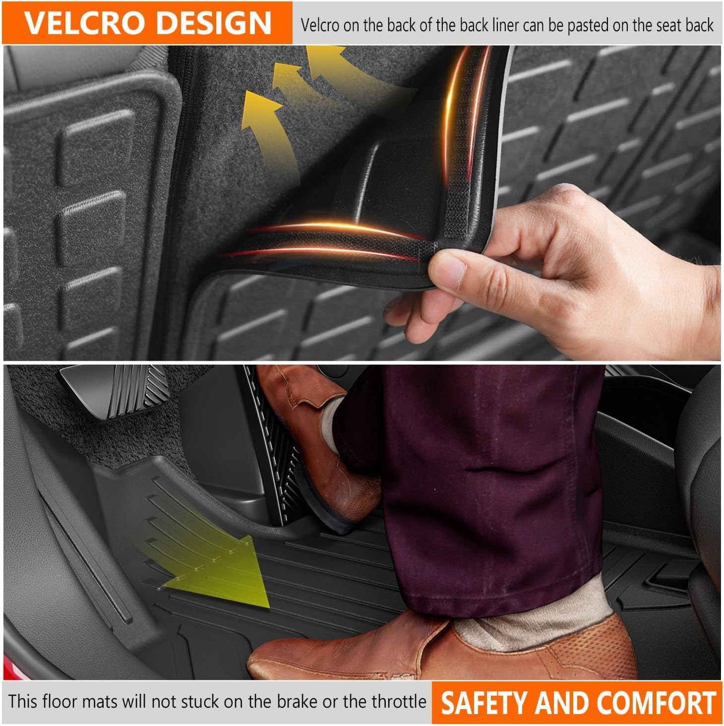 For 2024 2025 2026 Kia EV9 Floor Mat Cargo Mat Floor Liner Trunk Backrest Mats