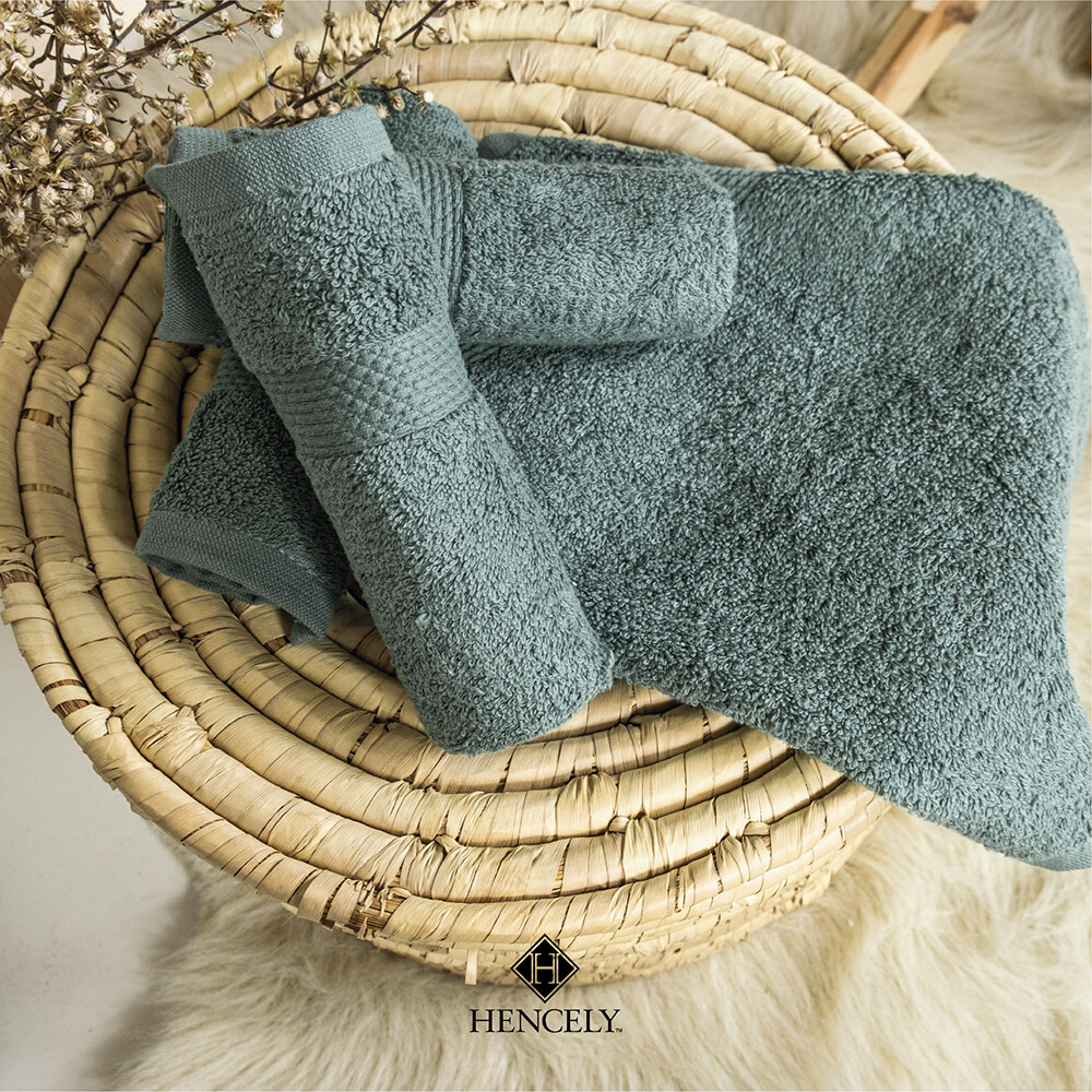 Hencely Hotel and Spa Quality 100% Cotton Turkish Towels, Soft and Absorbent