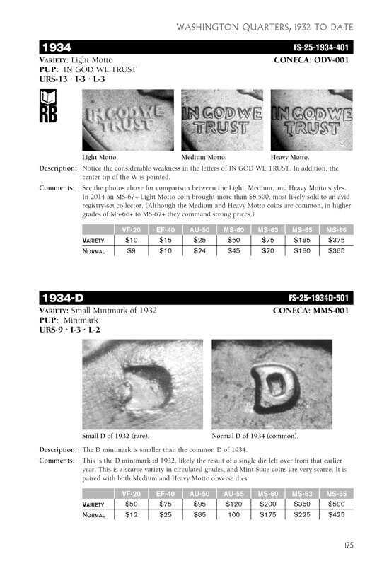 Cherrypickers Guide - Rare Die Varieties of United States Coins, Vol 3, 6th Ed