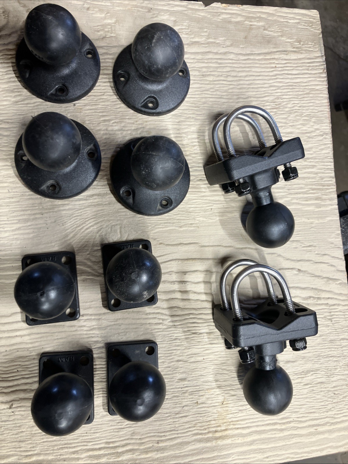 14 Pc RAM® 1.5" C-Size Ball Mount Double Socket Arm Assortment Set