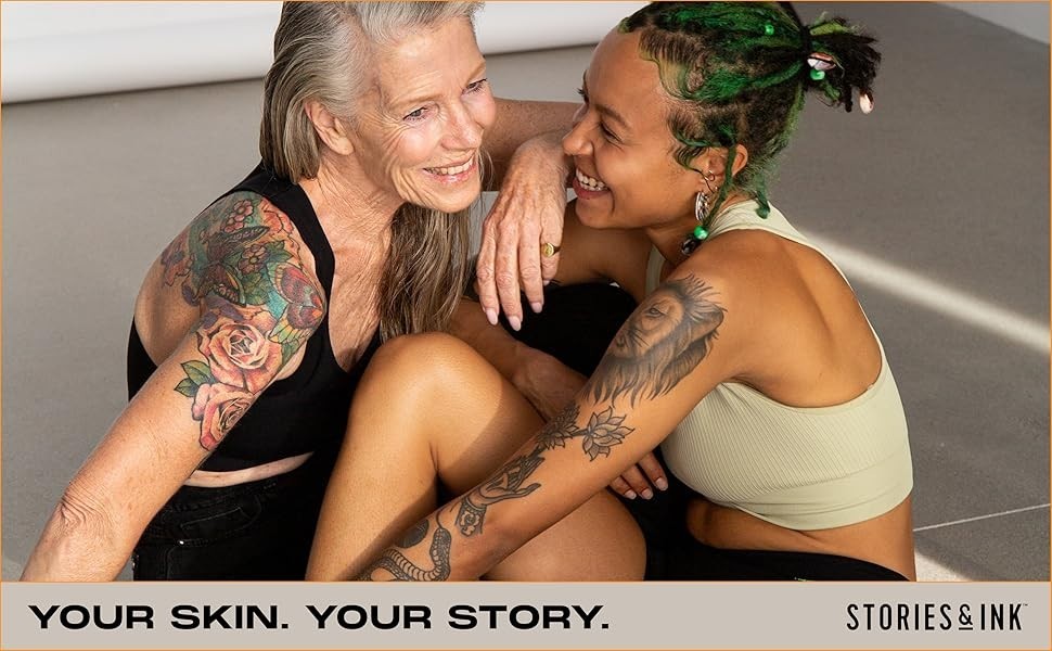 Stories & Ink Healed Tattoo Vibrancy Serum 2 Oz All Skin Tones Styles Brightens