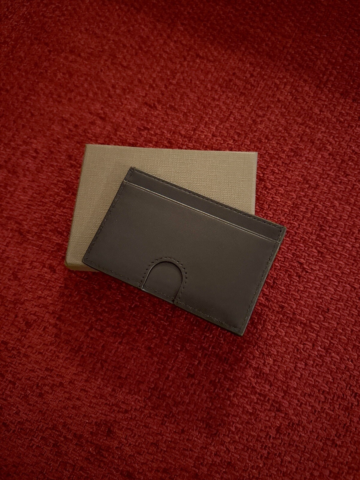 Patek Philippe Calatrava Black Calfskin Cardholder Card Wallet - AD VIP Gift