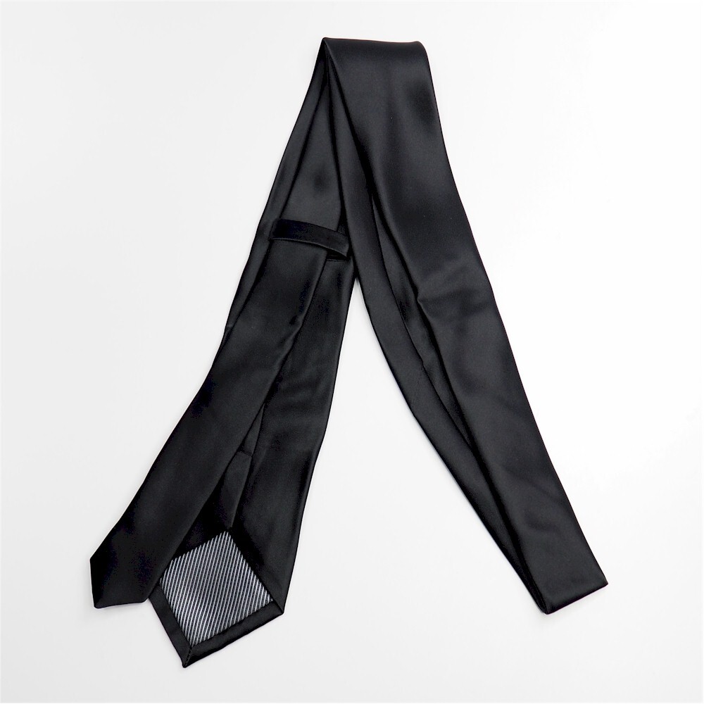 Mens 100% Solid Color Silk Neck Tie 58" long (actual length varies 56" to 60")