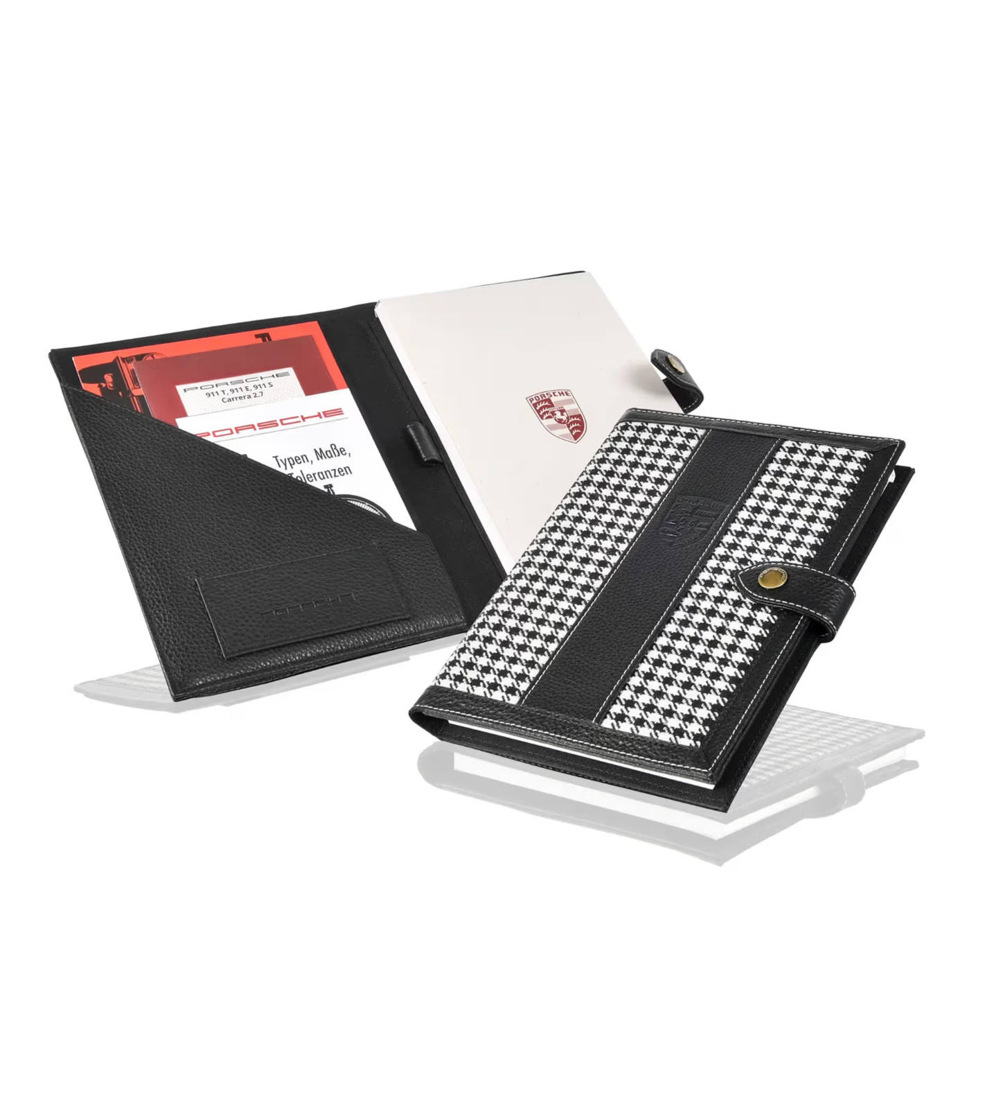 Genuine Porsche Document Wallet Pepita PCG48090100 NEW