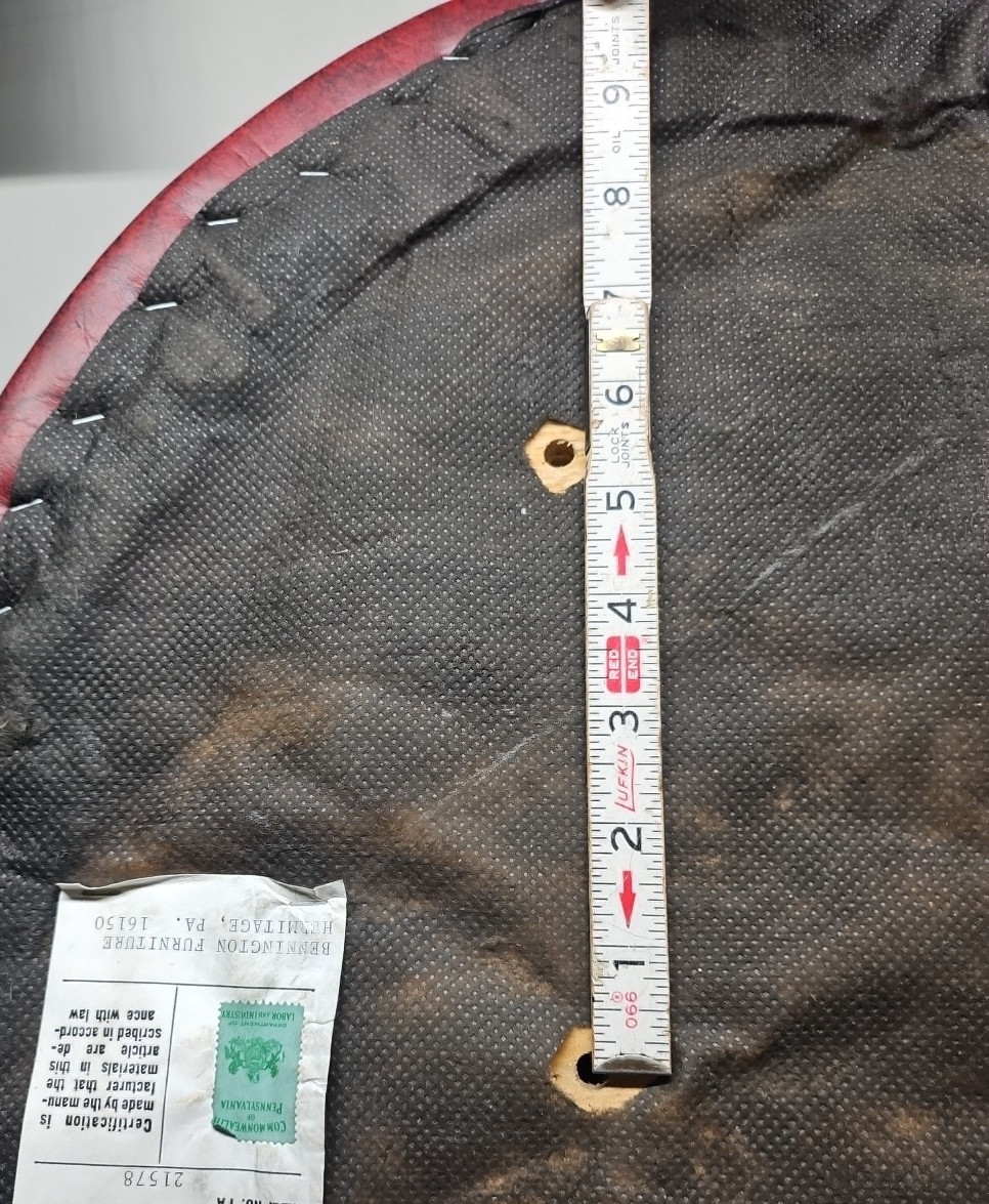 BENNINGTON BAR BUCKET REPLACEMENT SEAT HEAVY DUTY COMMERCIAL 18"W