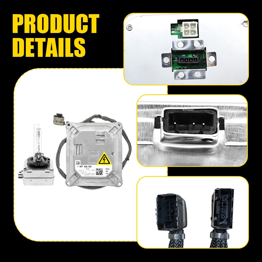 For 2006-2011 Cadillac DTS Xenon HID Headlight Ballast Module 25806714 w/ Bulb