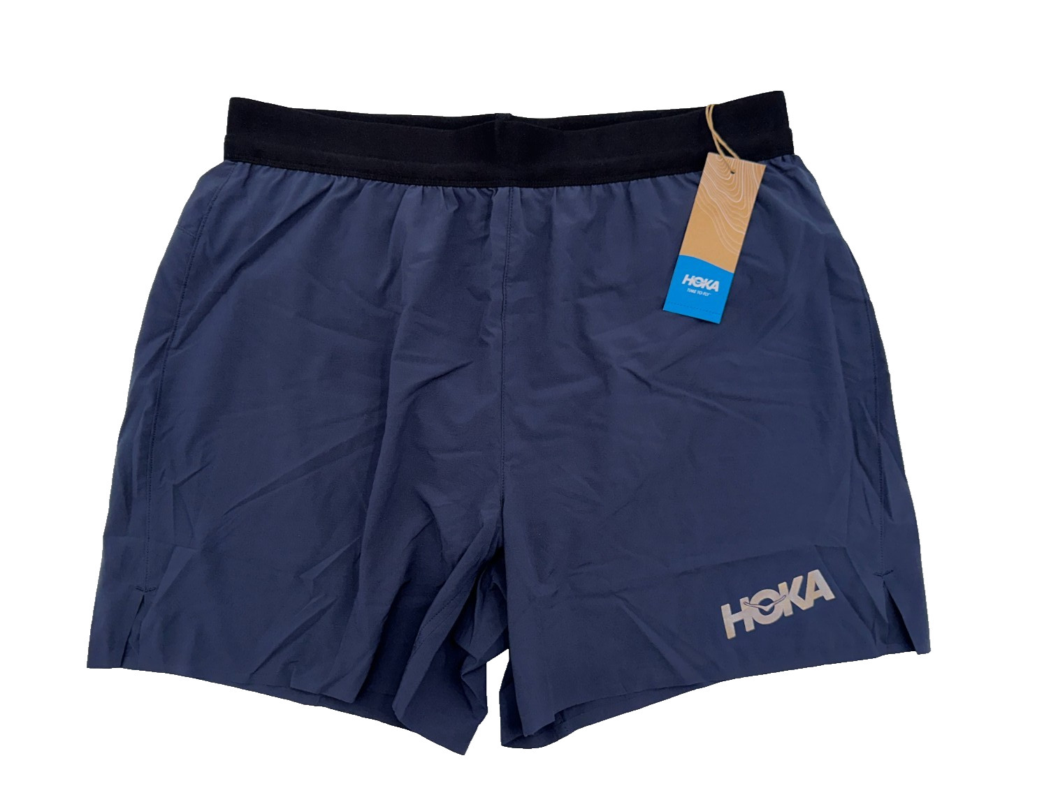 $64 HOKA Men's Running Shorts 5" - 1135027 -Outer Space - Medium - New With Tag