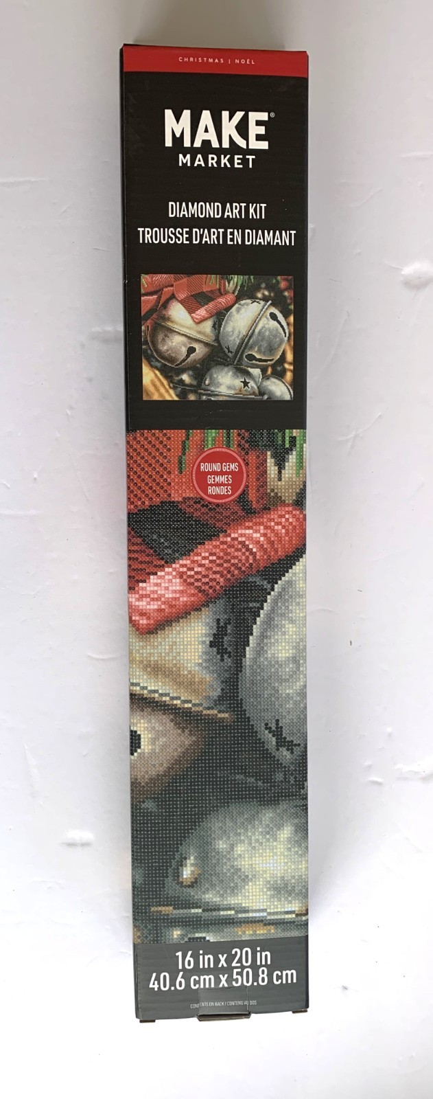 Christmas SILVER BELLS Diamond Art Kit Christmas 16”x20” Make Market