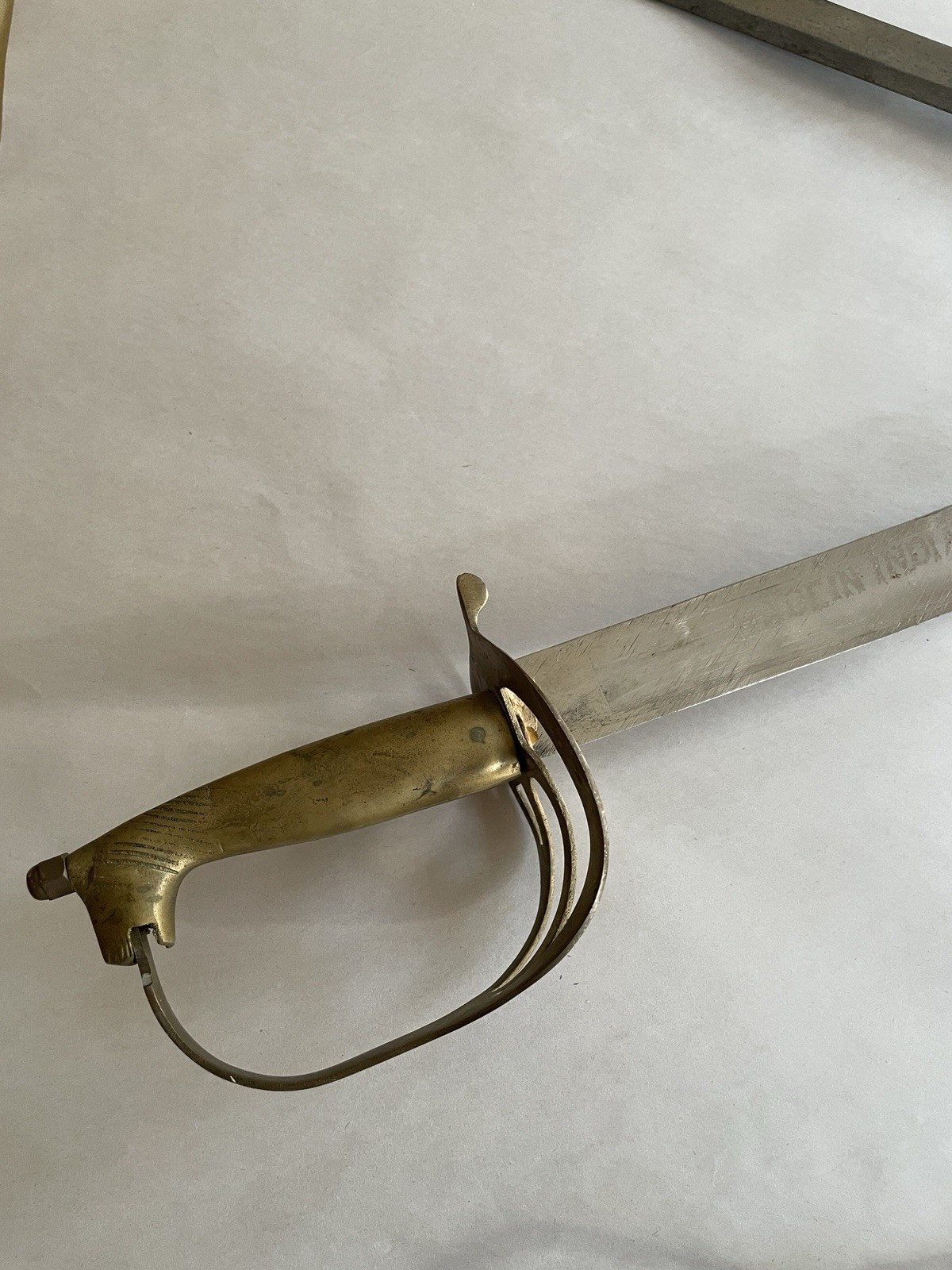 2 Vintage Indian Cavalry Troopers Pattern Saber Swords