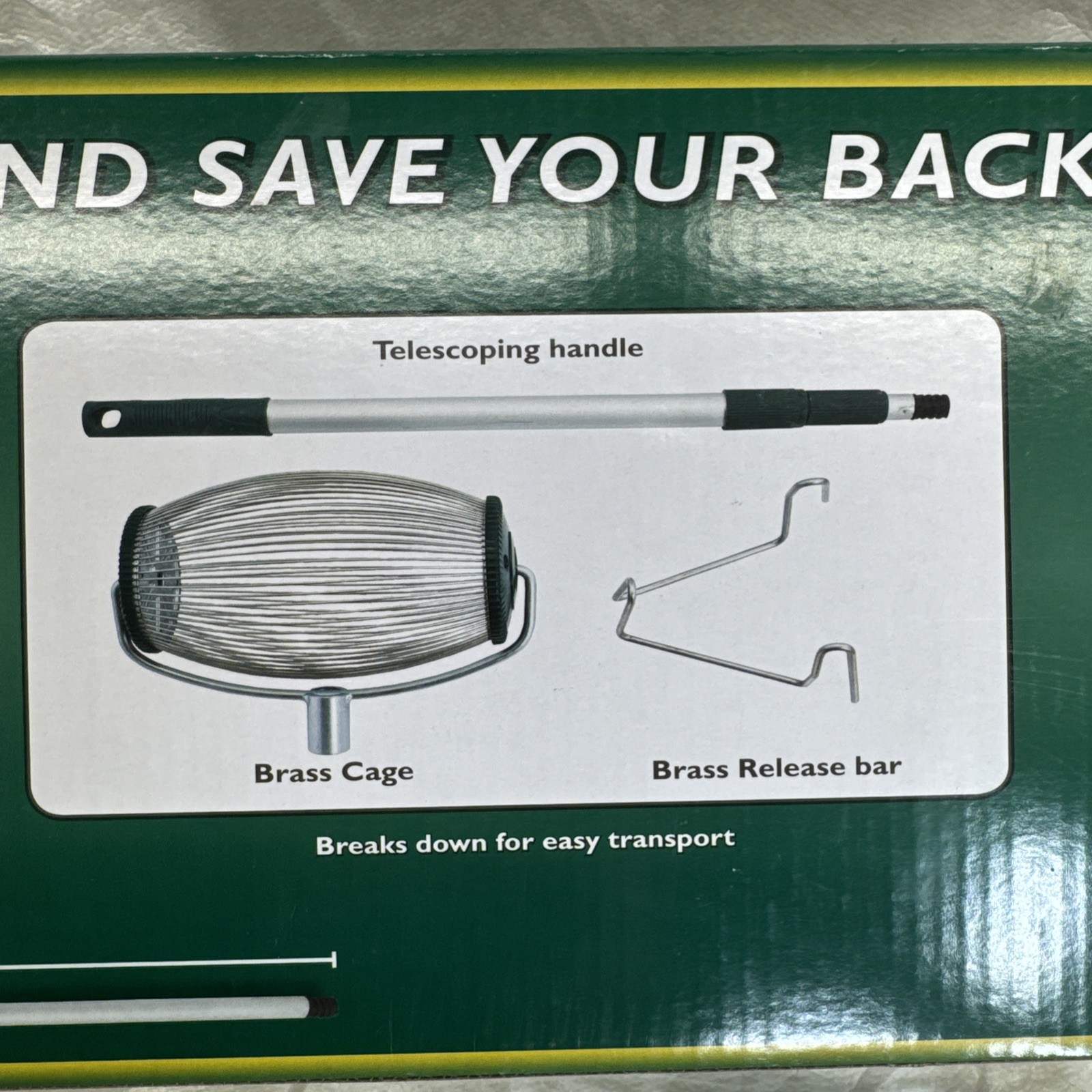 Caldwell Brass Retriever Collapsible Design and Basket Separator 125789 New Open