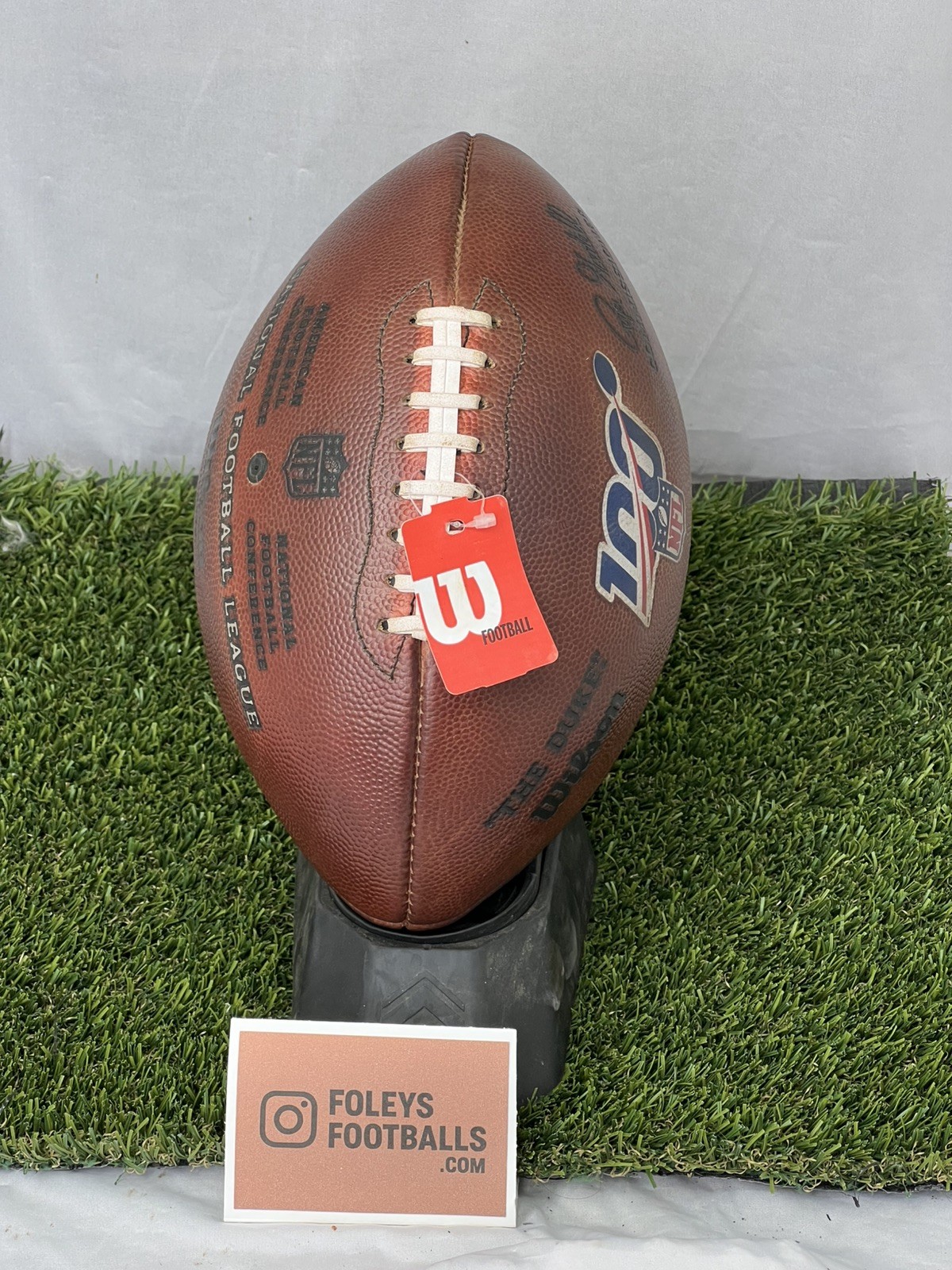 NFL100 "The Duke" Wilson Football - Carolina Panthers Game Prepped & Conditioned