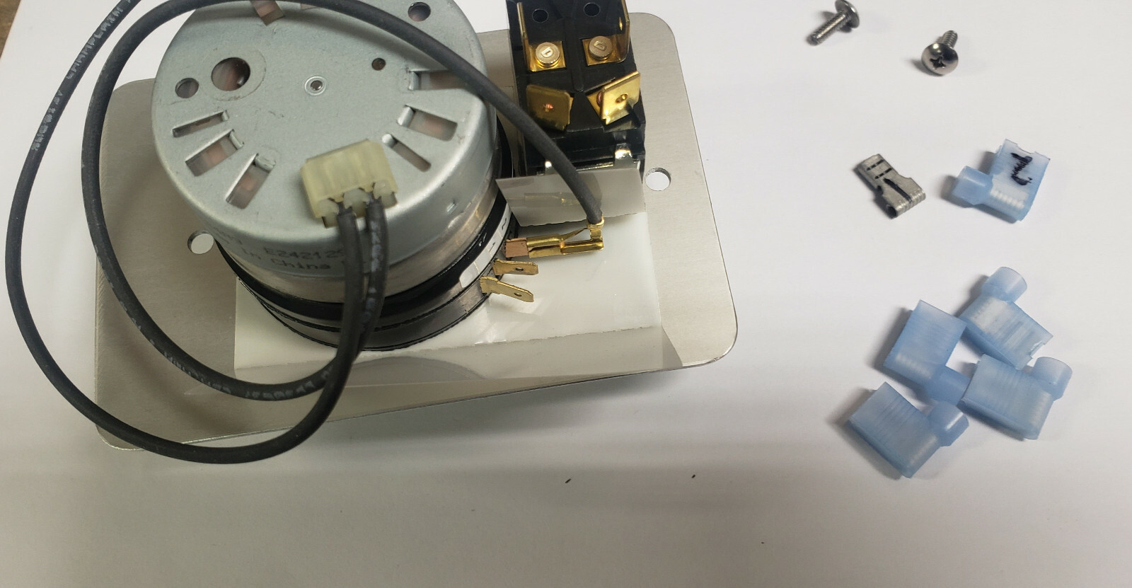 HOBART MIXER SWITCH & TIMER CONTROL PLATE FOR MODEL A200T. With FACTORY GUARD