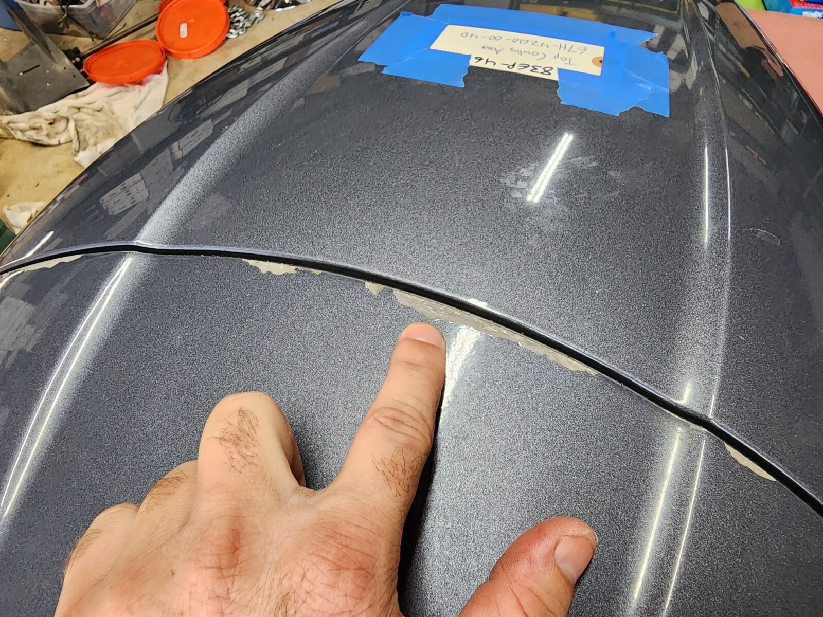 YAMAHA TOP COWLING ASSY, 67H-42610-00-4D, 2002 200HP OX66 2.6L, 83EP-46