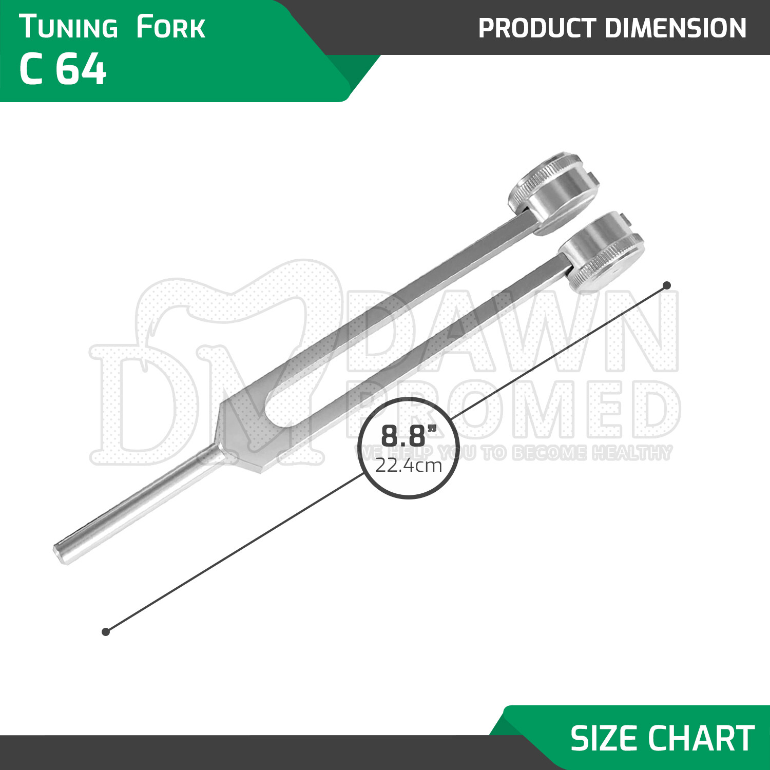 Tuning Fork Set of 7 For Healing Therapy Medical surgical diagnostic instruments