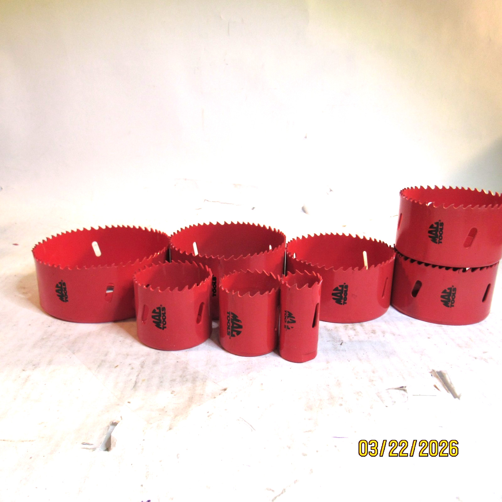 New Mac Tools Metal Cutting Hole Saw Bundle