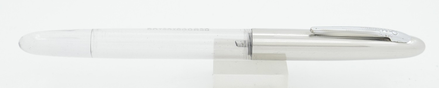 Sheaffer Skripsert True Store Demonstrator Clear & Chrome Fountain Pen - 1950's