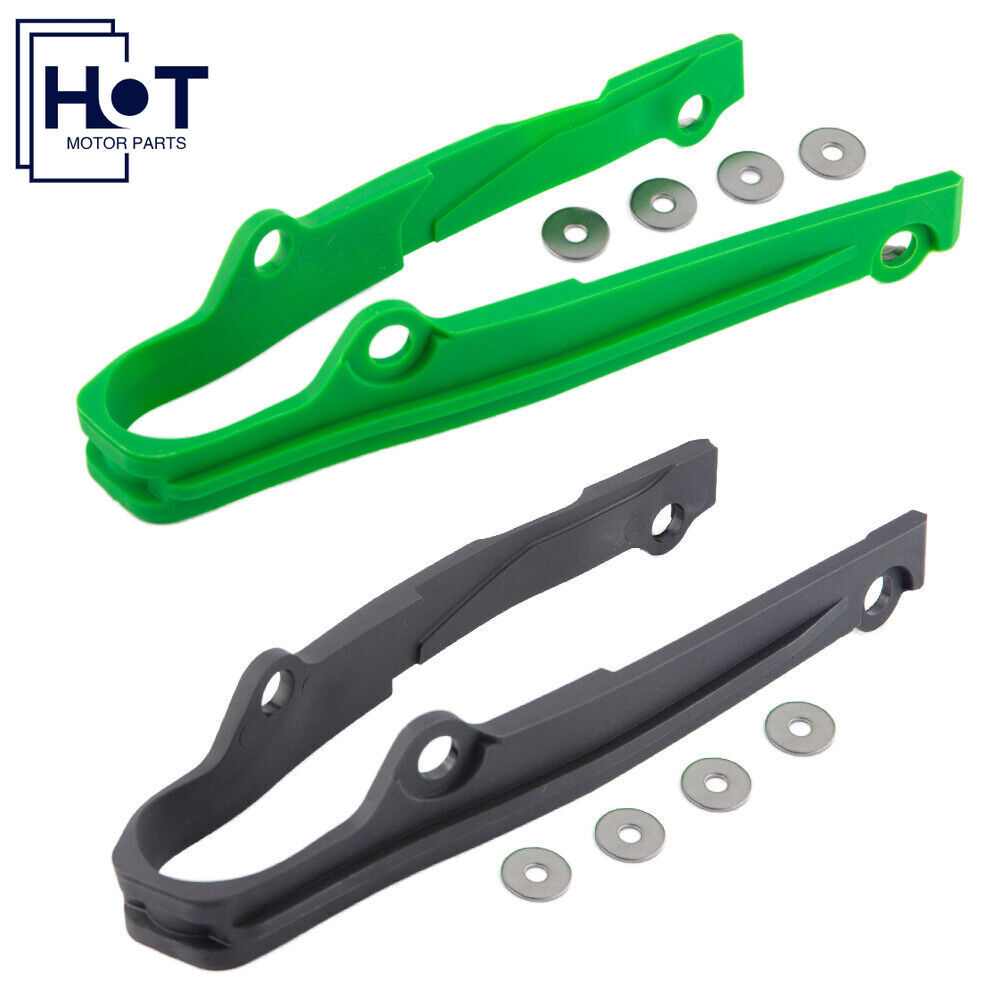 Chain Slider Guards & Guides Black For Kawasaki 125 250 KX125 KX250 1994-2005
